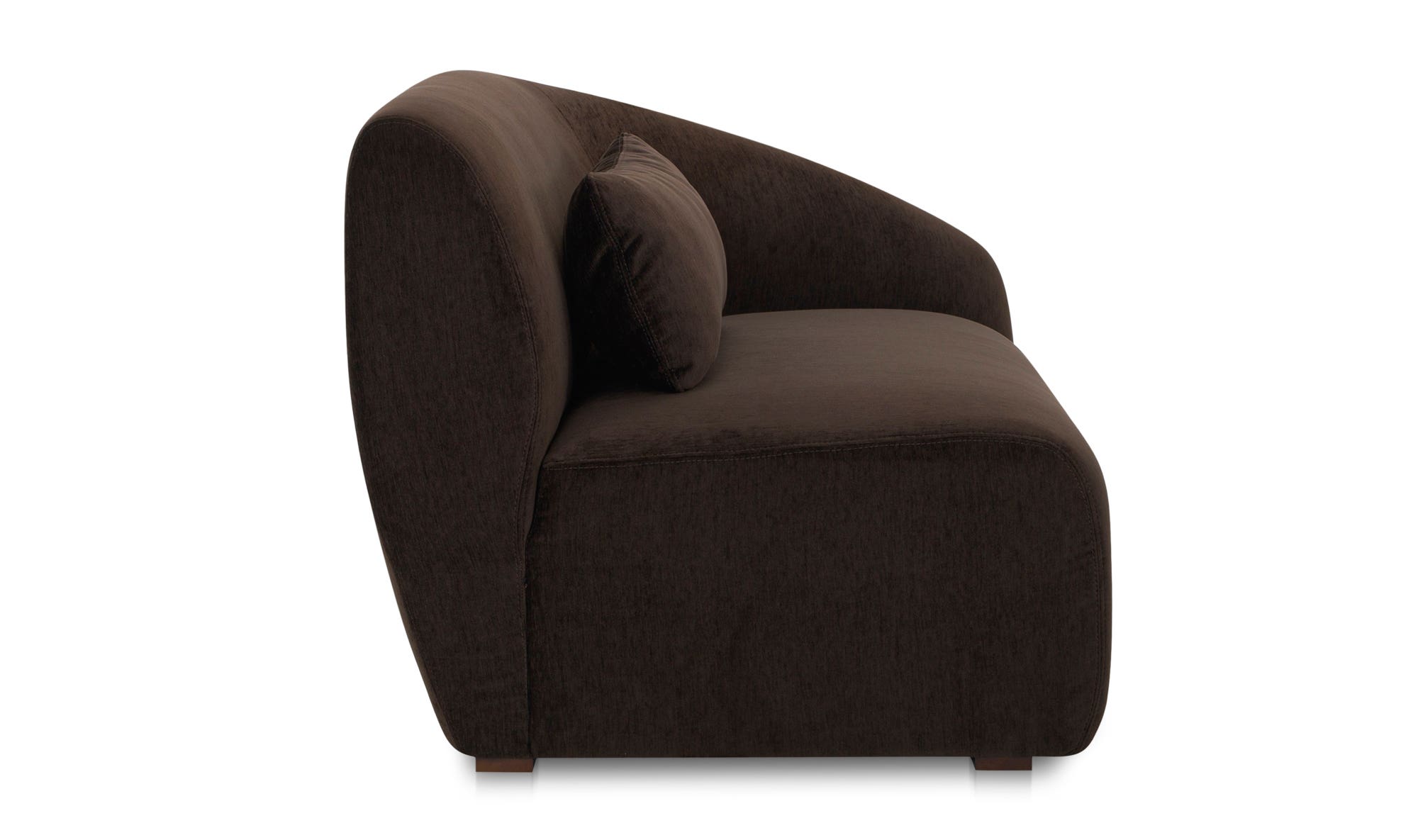 Moe's Amelia Contemporary Right Arm Chair - Espresso