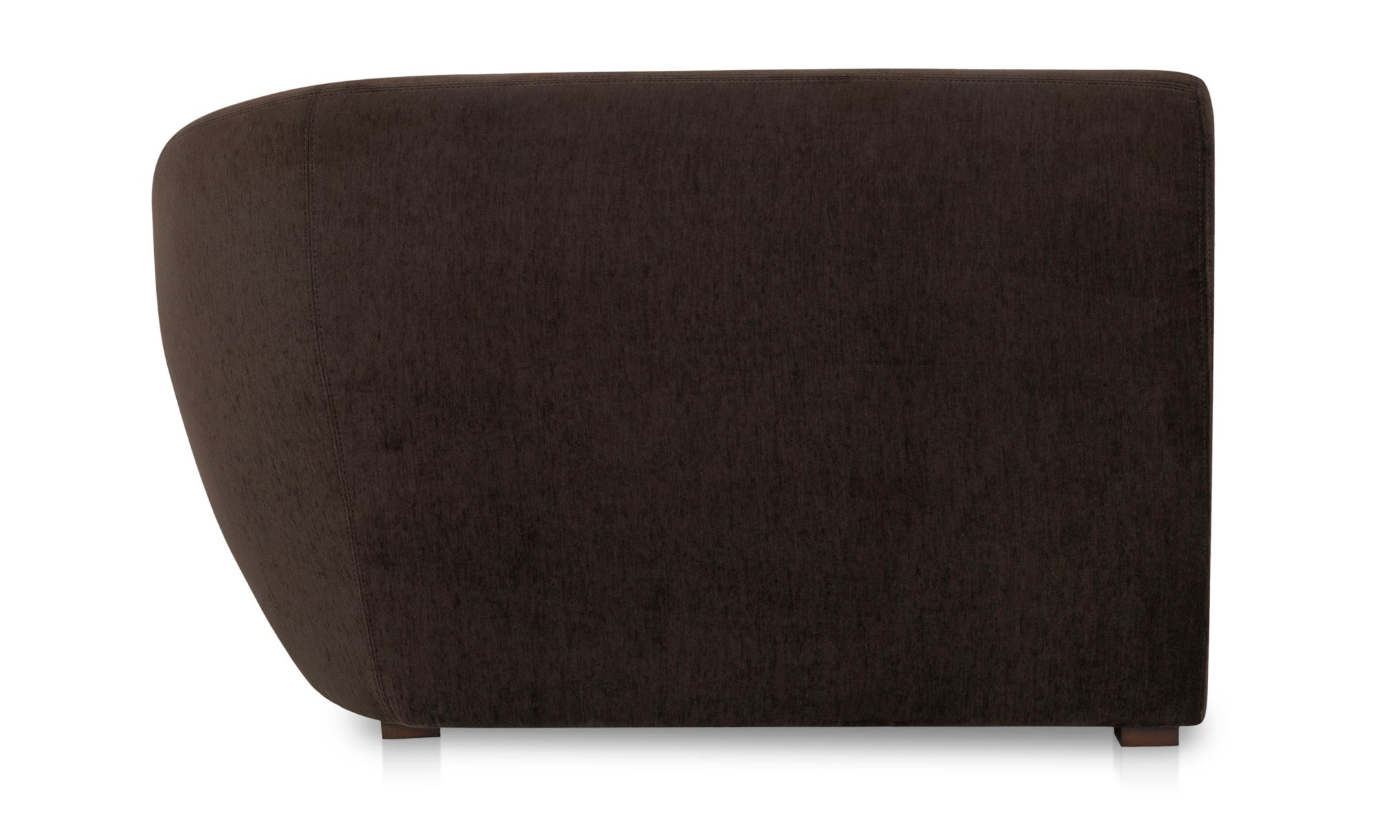 Moe's Amelia Contemporary Right Arm Chair - Espresso