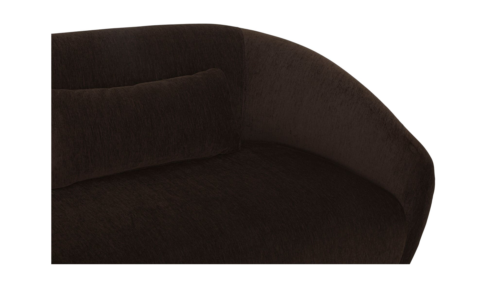 Moe's Amelia Contemporary Right Arm Chair - Espresso