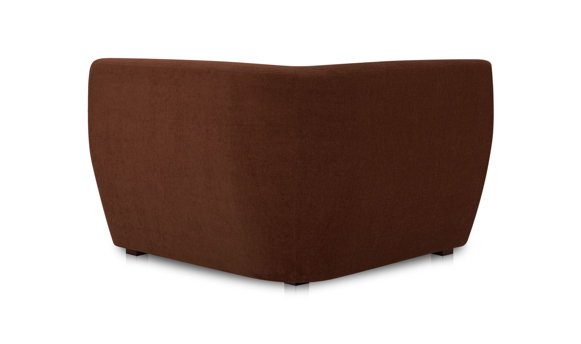 Moe's™ Amelia Contemporary Corner Chair - Chestnut