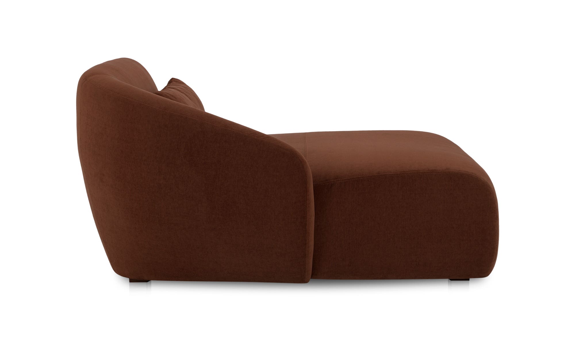 Moe's™ Amelia Contemporary Left Arm Chaise - Chestnut