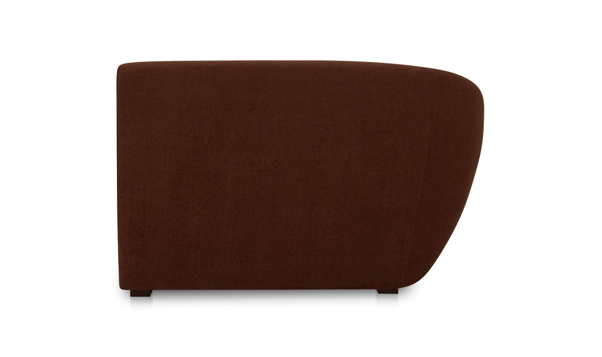 Moe's™ Amelia Contemporary Left Arm Chaise - Chestnut