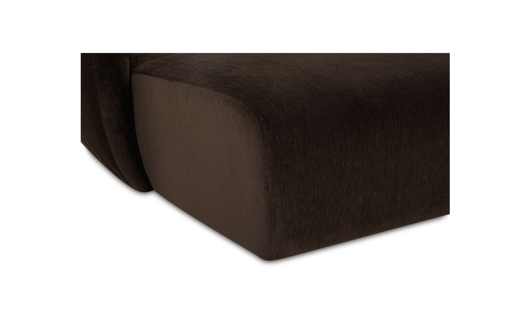 Moe's™ Amelia Contemporary Left Arm Chaise - Espresso