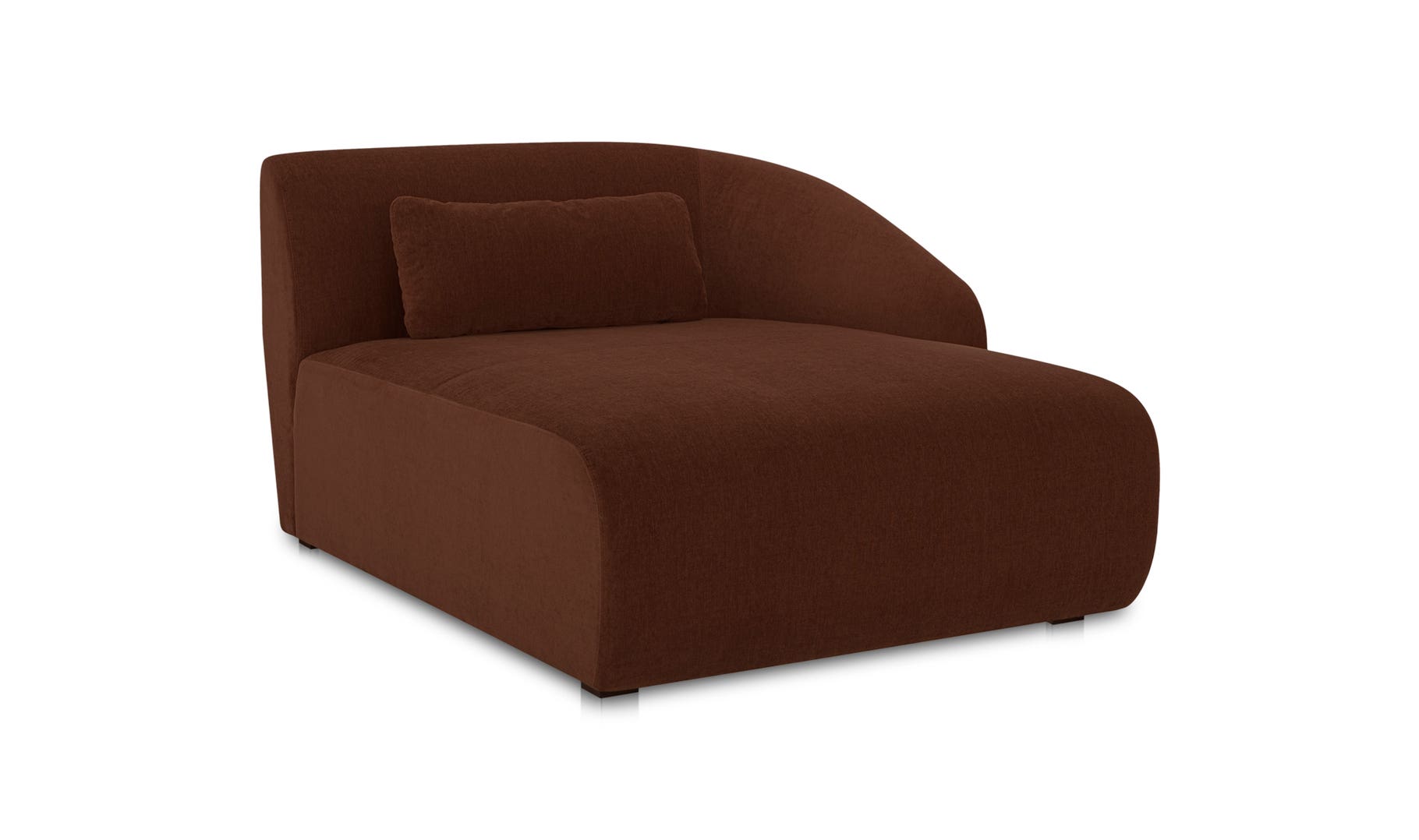 Moe's™ Amelia Contemporary Right Arm Chaise - Chestnut