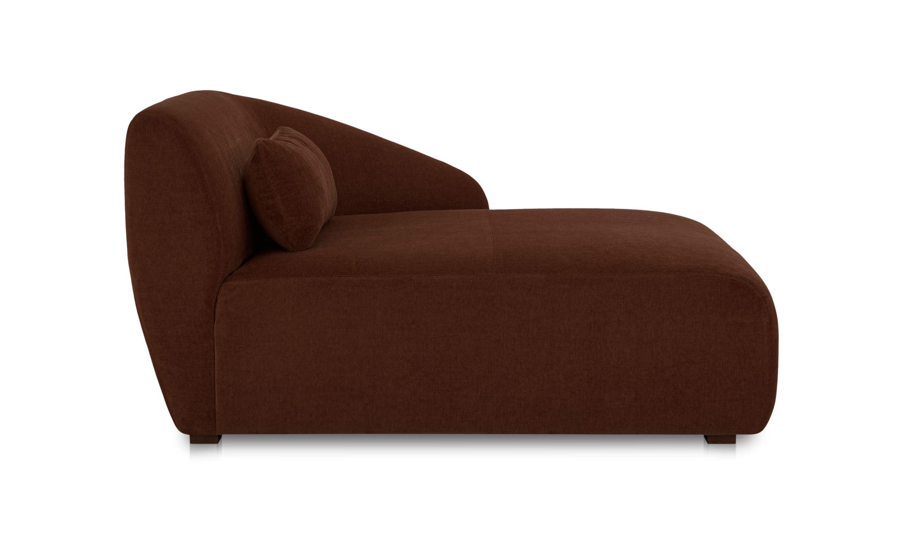 Moe's™ Amelia Contemporary Right Arm Chaise - Chestnut