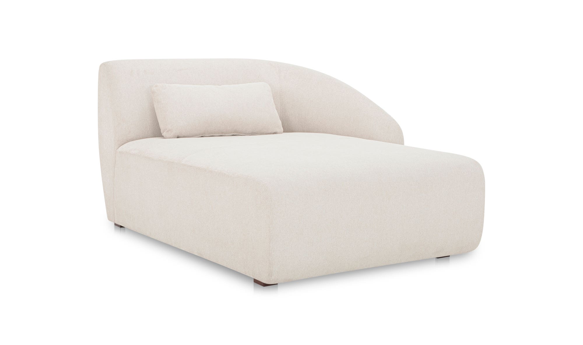 Moe's™ Amelia Contemporary Right Arm Chaise - Warm White