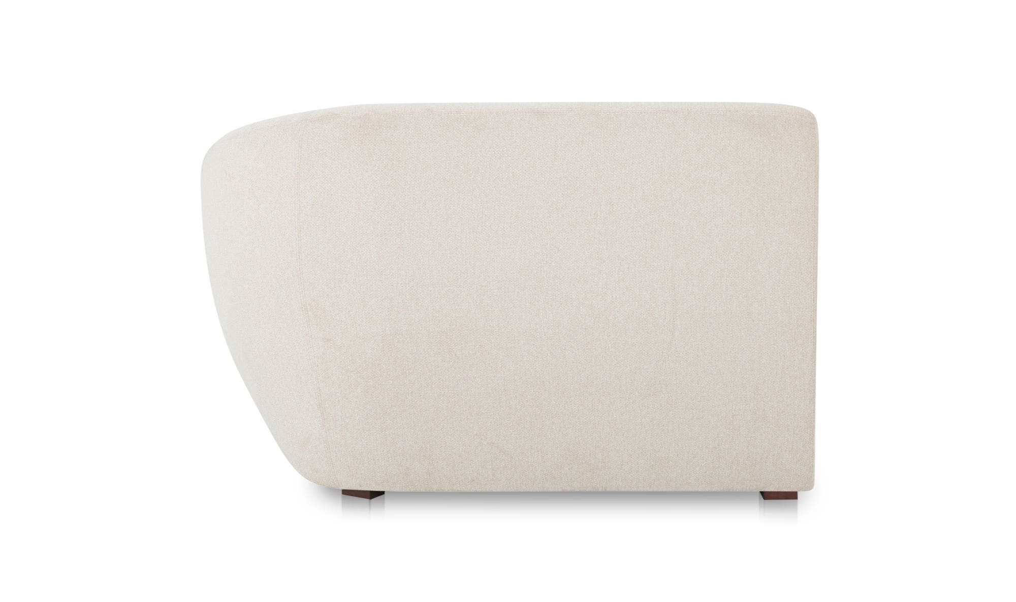 Moe's™ Amelia Contemporary Right Arm Chaise - Warm White