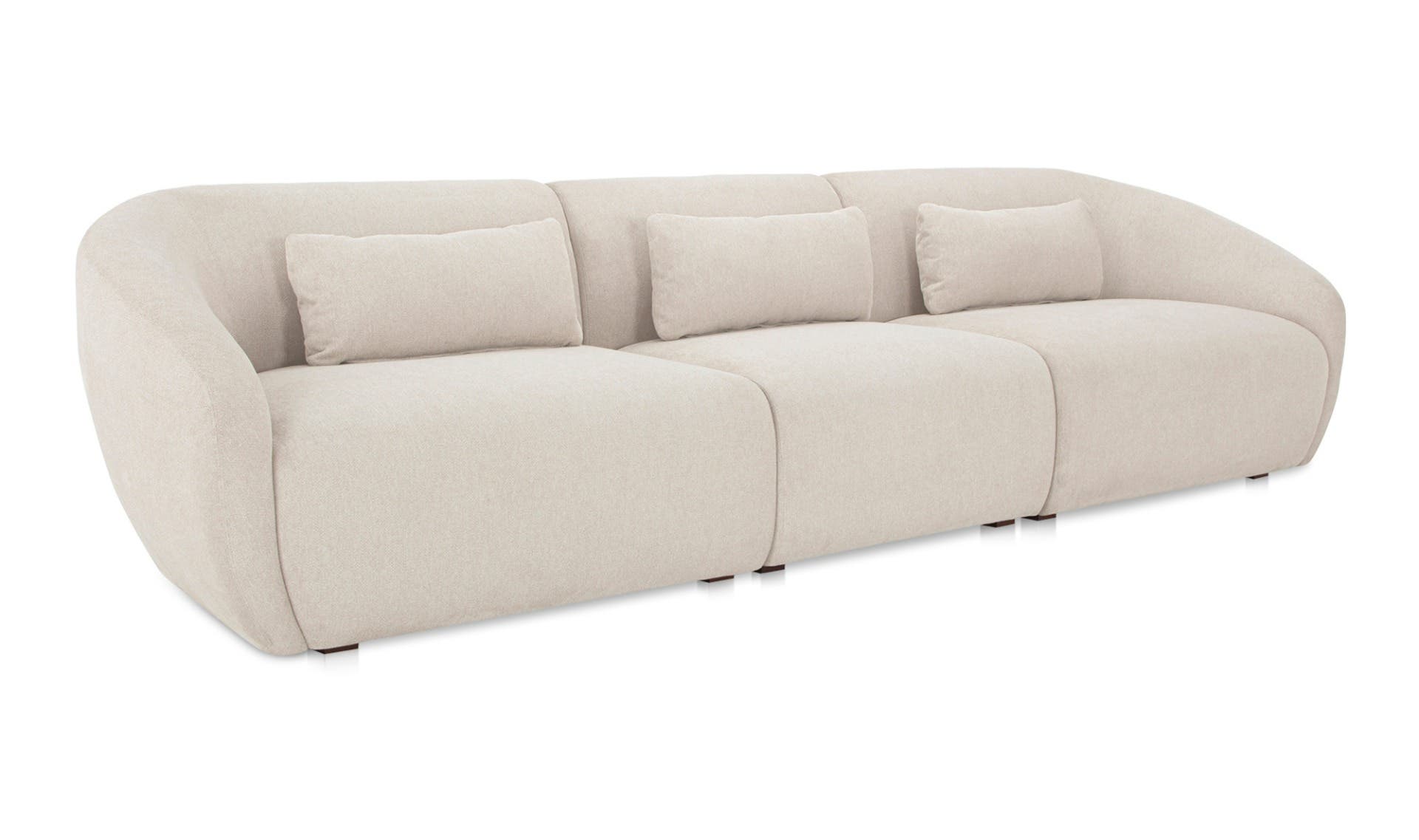 Moe's Amelia Contemporary Modular Sofa - Warm White