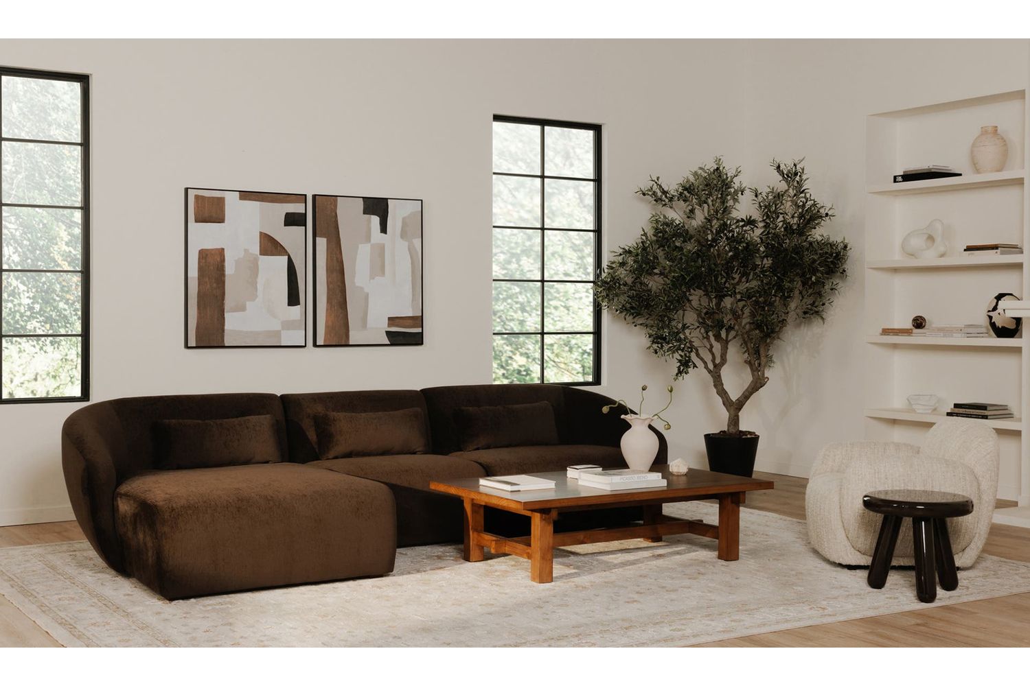 Moe's - Amelia Lounge Contemporary Modular Sectional