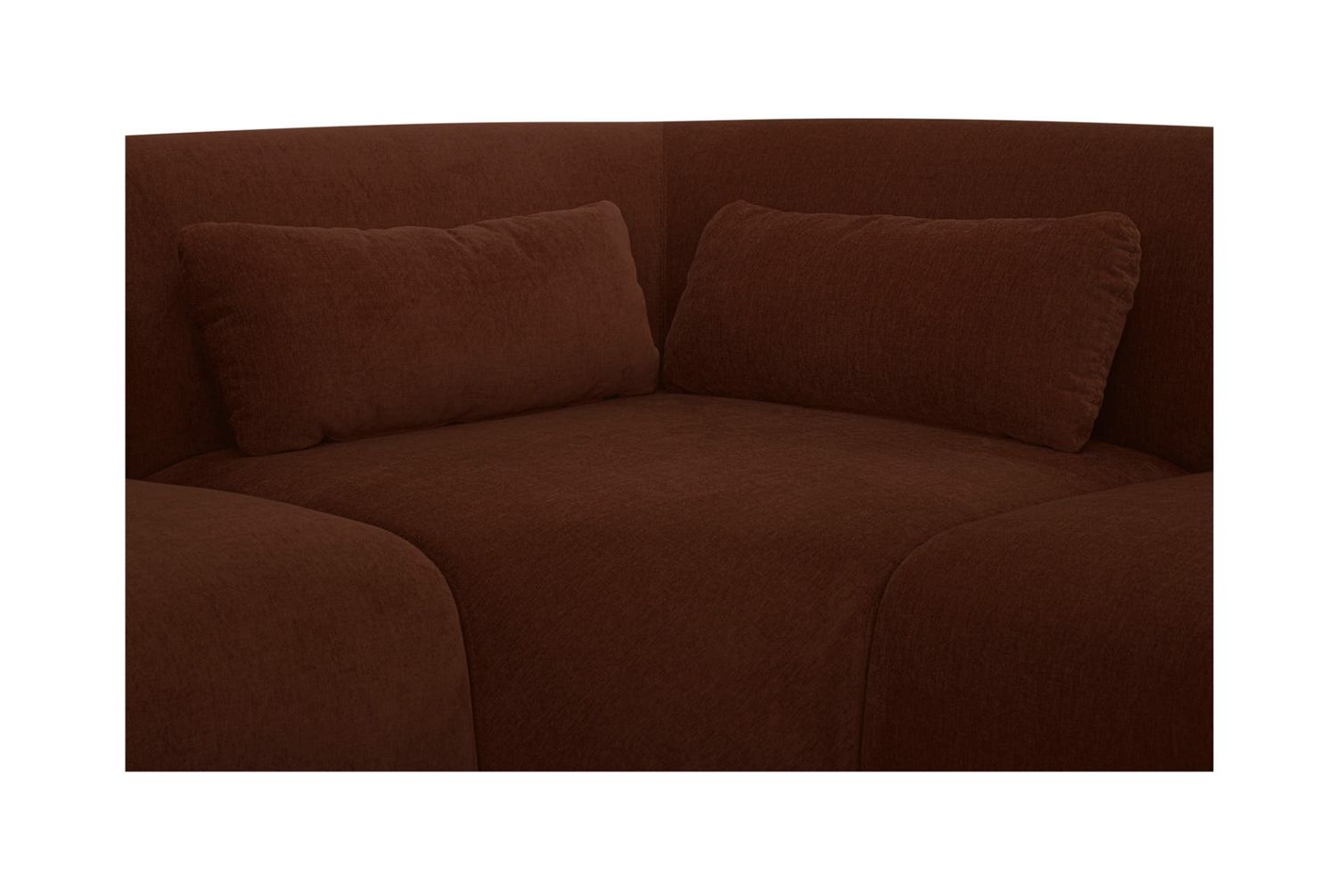 Moe's Amelia Classic-L Contemporary Modular Sectional - Chestnut