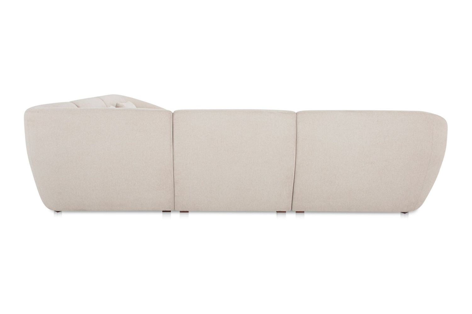 Moe's Amelia Classic-L Contemporary Modular Sectional - Warm White