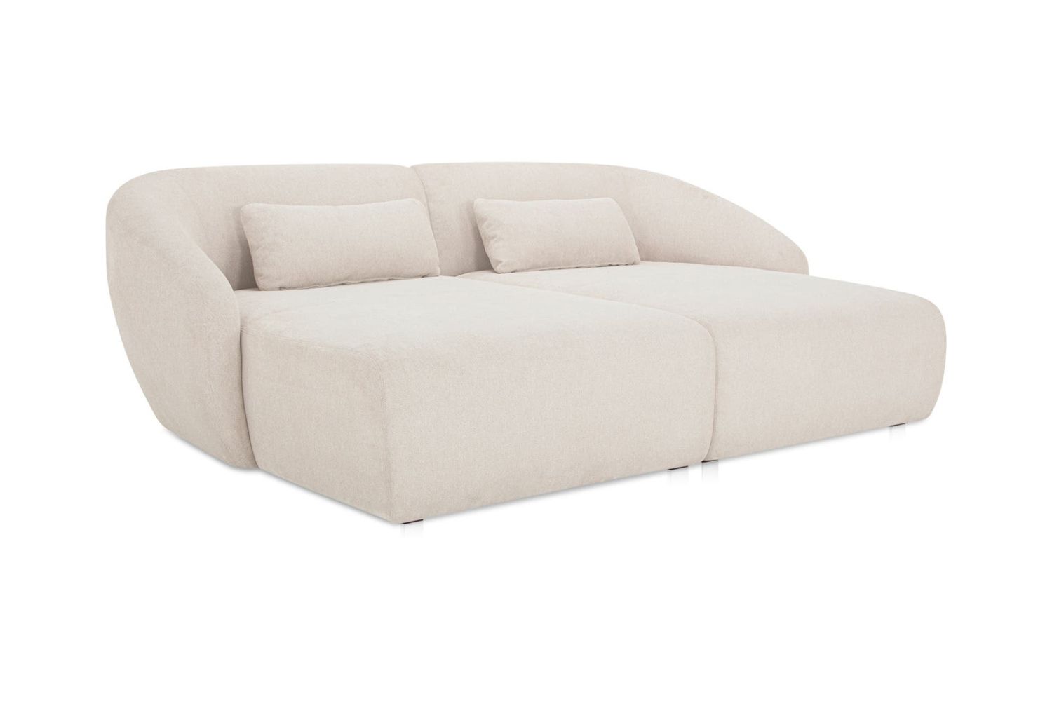 Moe's Amelia Double Contemporary Modular Sectional - Warm White