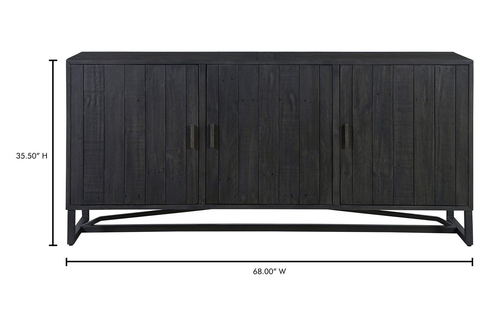 Moe's Sierra Sideboard - Black