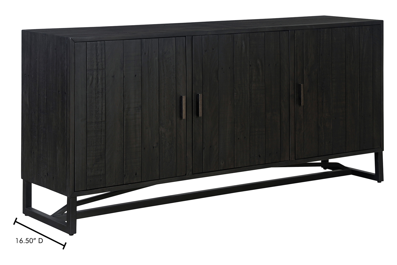 Moe's Sierra Sideboard - Black