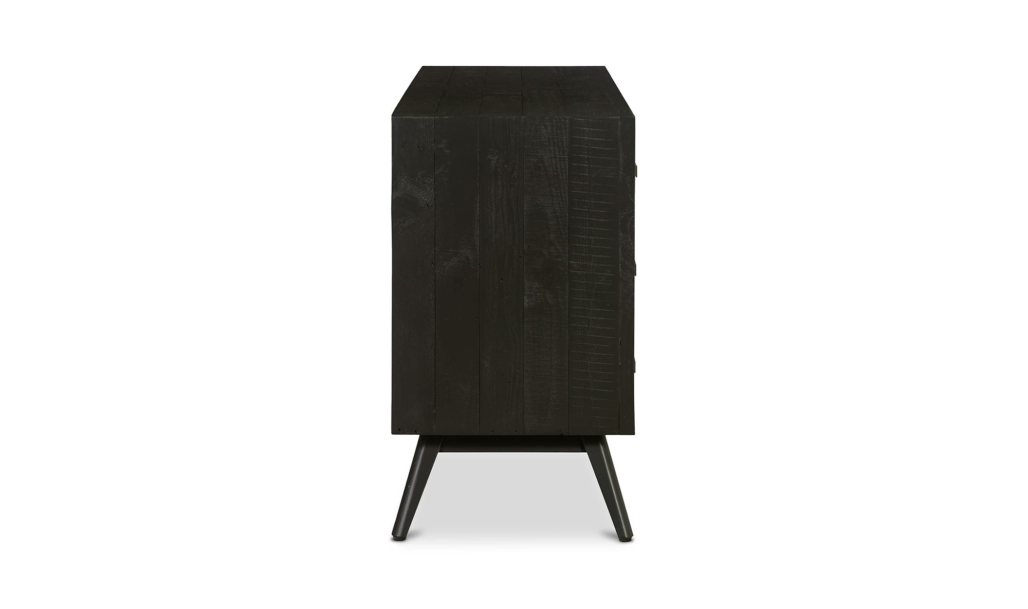 Moe's - Nova Rustic 6 Drawers Dresser in Black