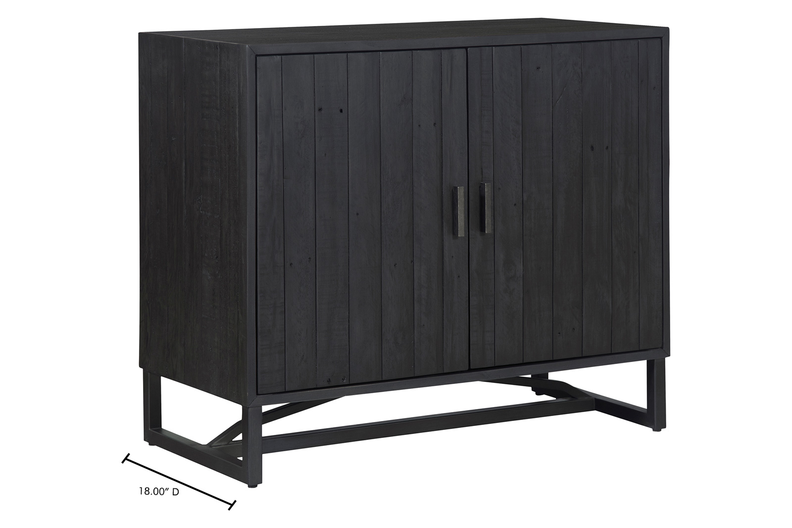 Moe's Sierra 2 Door Cabinet - Black