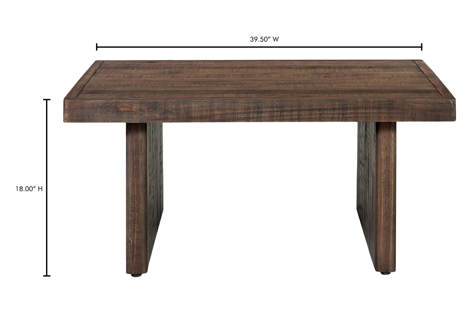 Moe's Monterey Square Coffee Table - Aged Brown