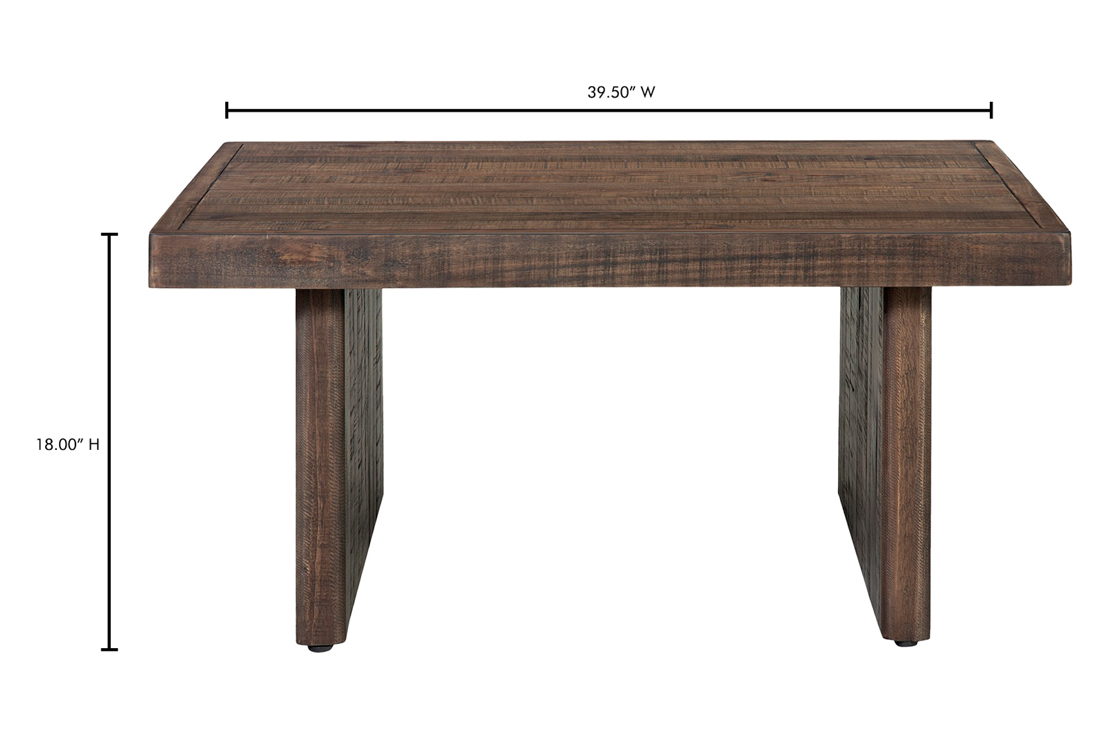 Moe's Monterey Square Coffee Table - Aged Brown