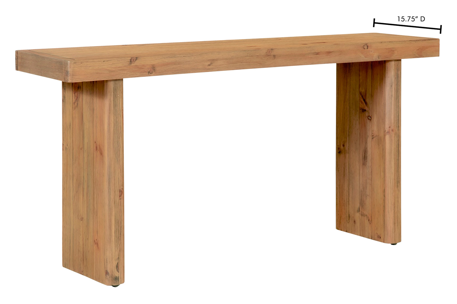 Moe's Monterey Console Table - Rustic Blonde