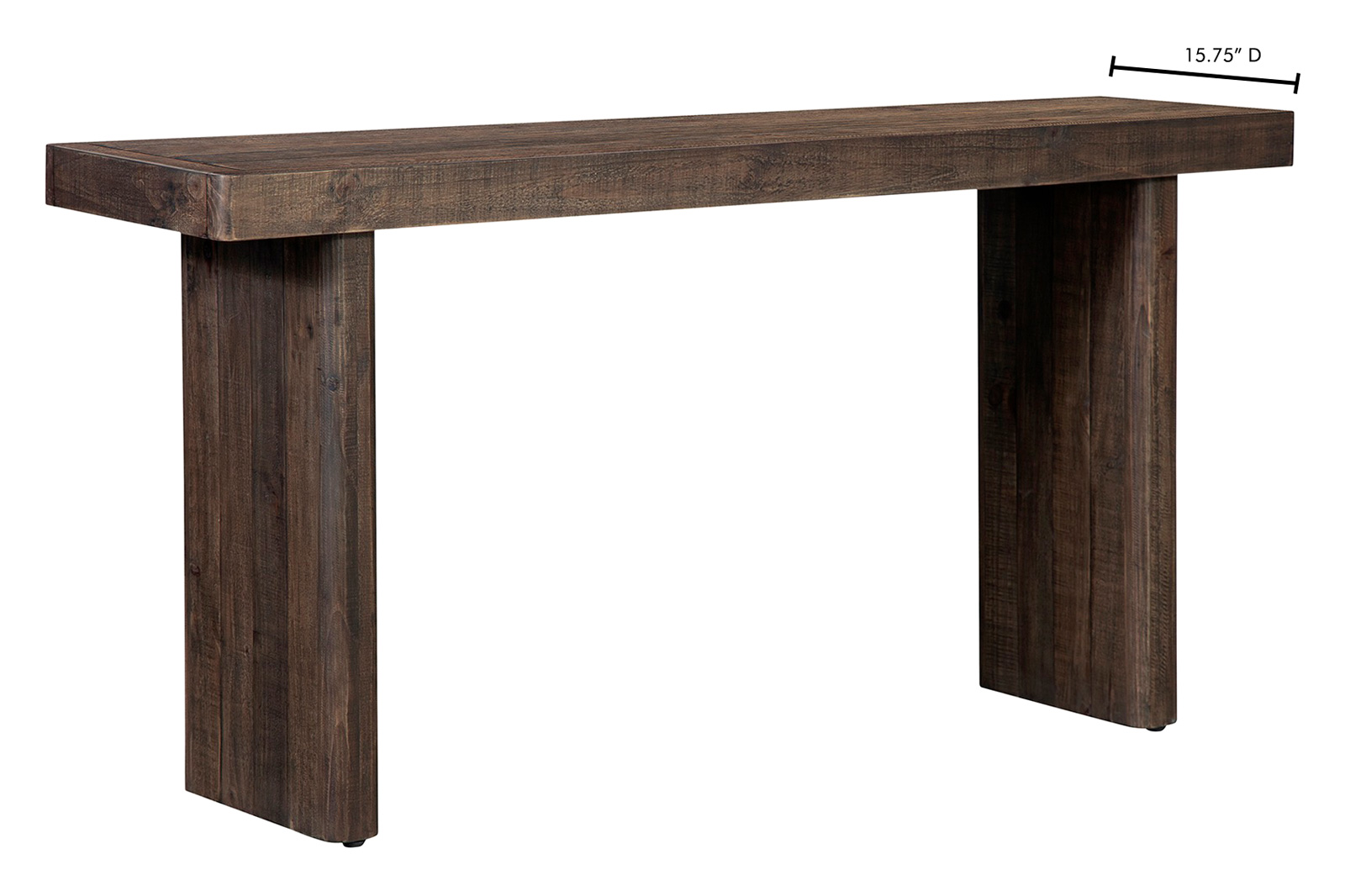 Moe's Monterey Console Table - Aged Brown