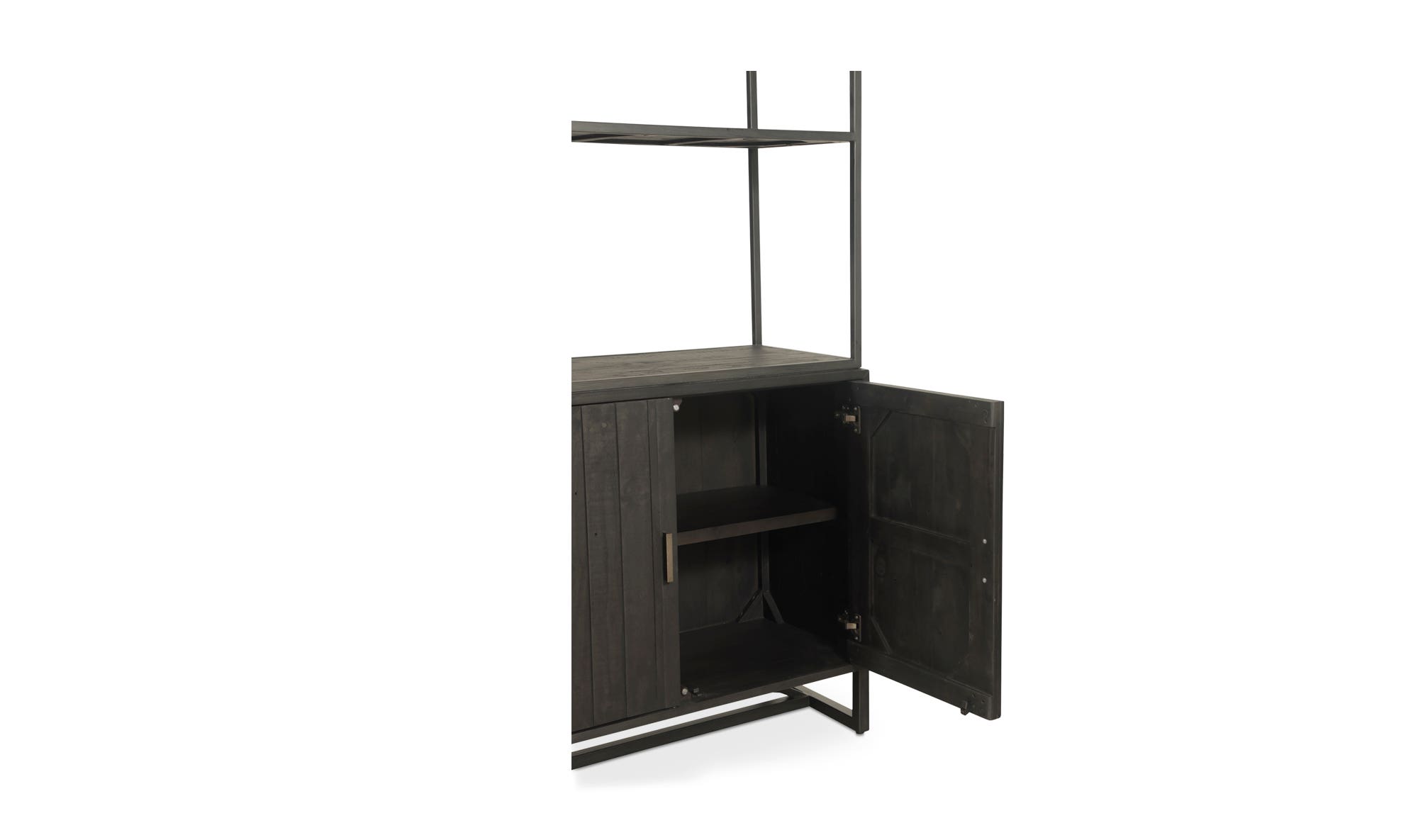 Moe's Sierra Rustic Bookshelf - Black