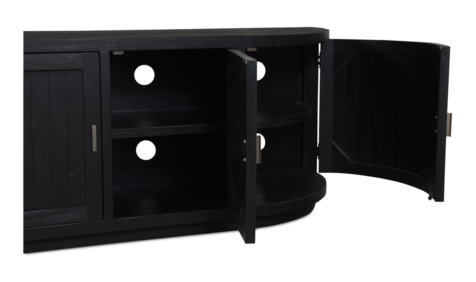 Moe's Nicola Rustic Media Cabinet - Black