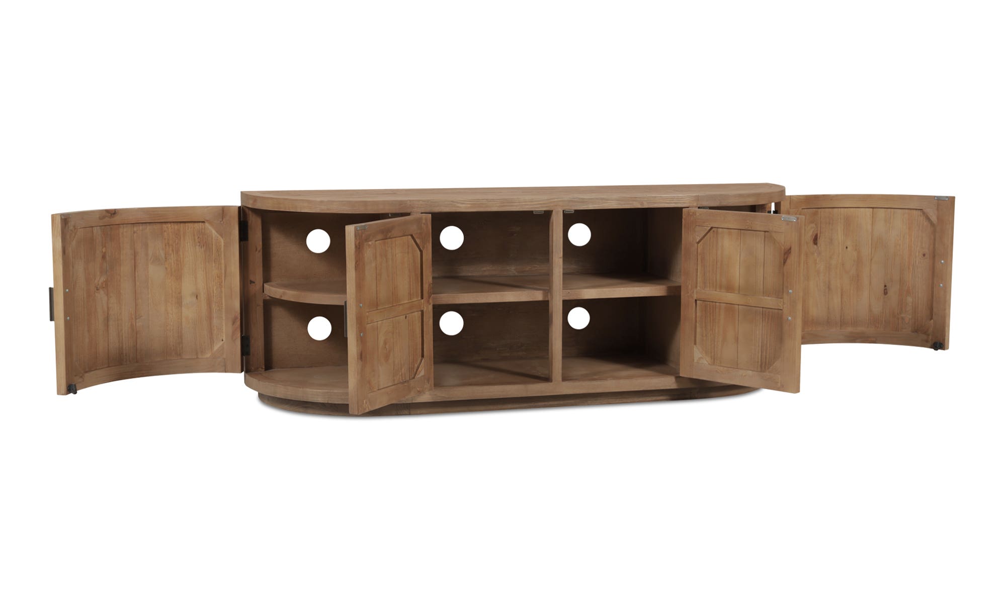 Moe's Nicola Rustic Media Cabinet - Natural