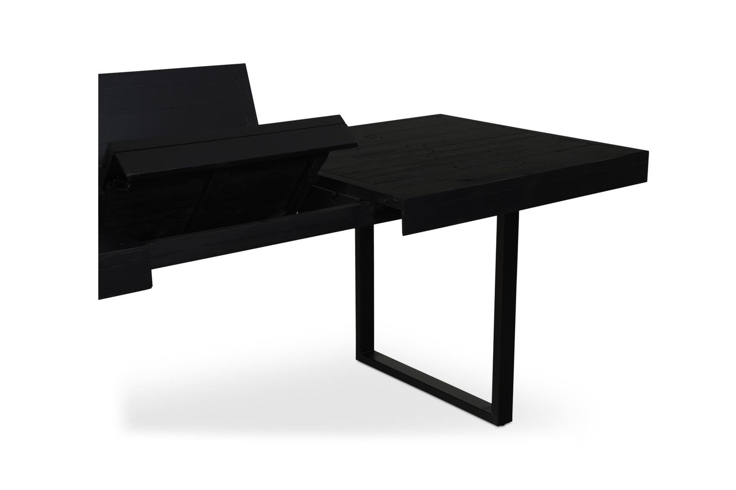 Moe's - Ben Rustic Extension Dining Table in Black