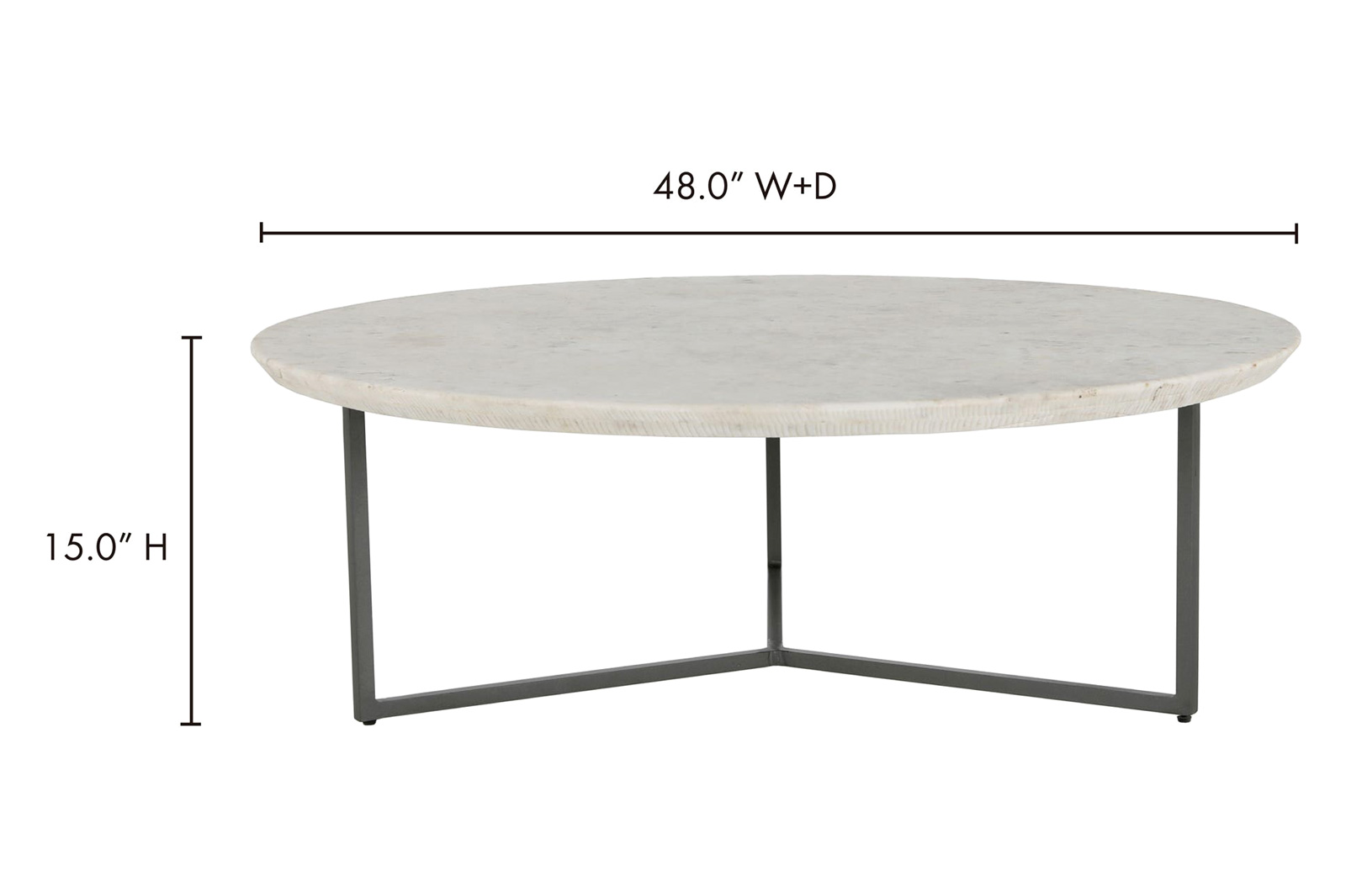 Moe's - Chloe Coffee Table in White