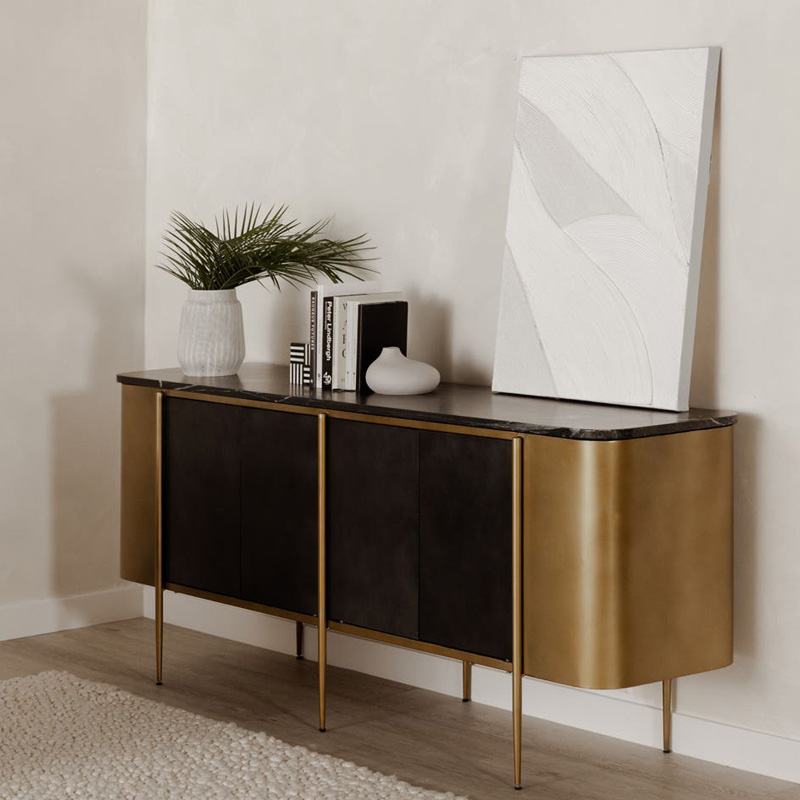 Moe's - Gatsby Sideboard in Brass