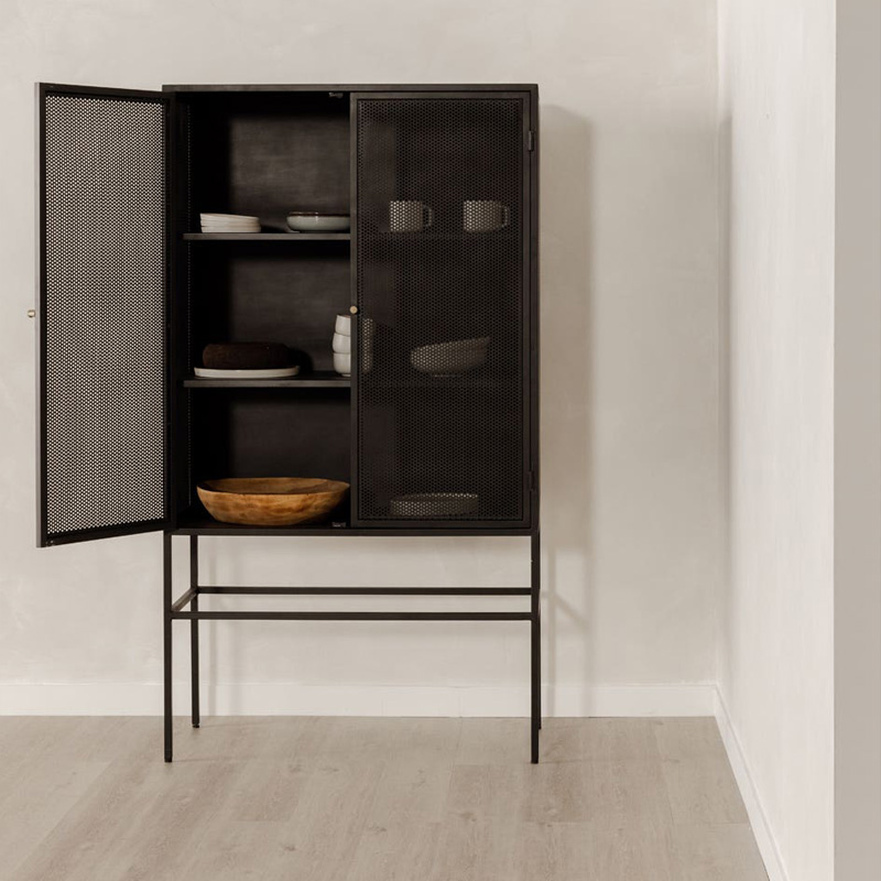 Moe's - Isandros Cabinet in Black