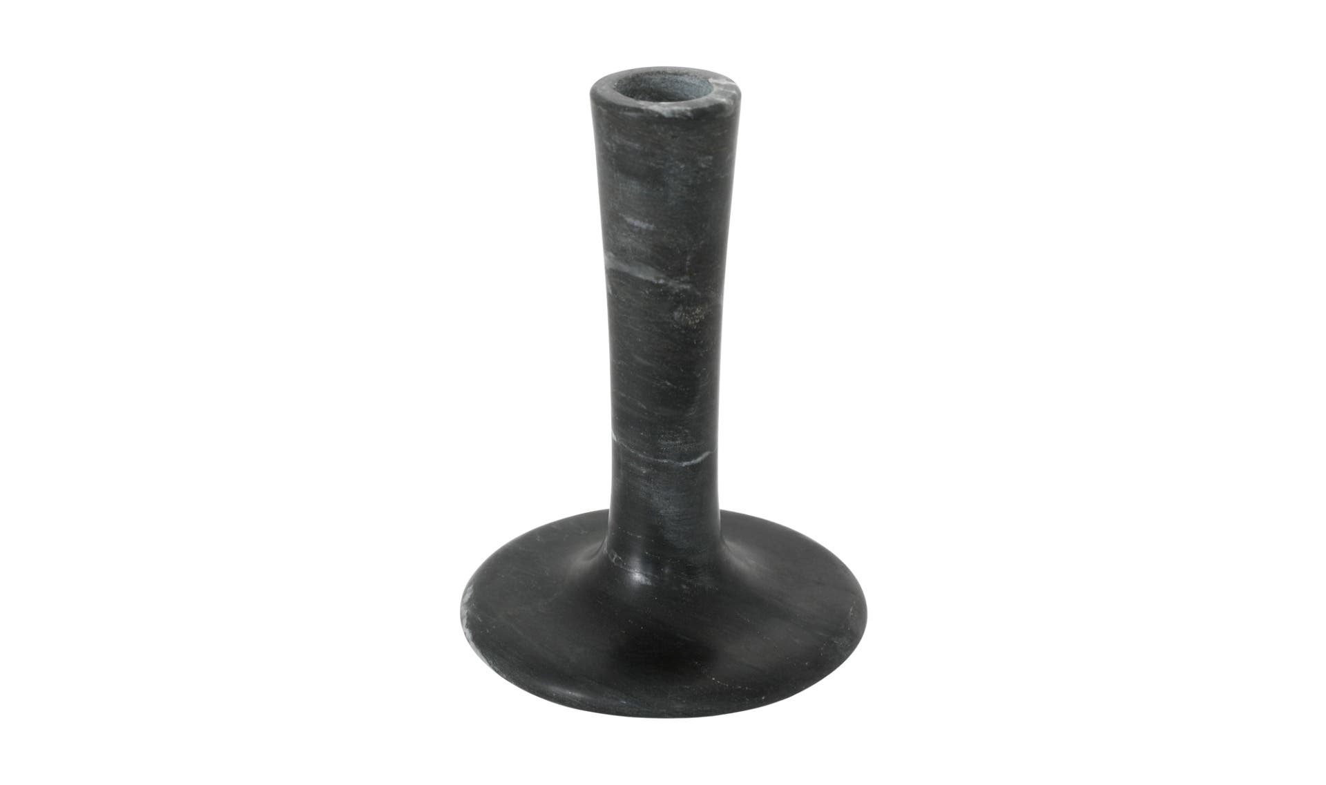 Moe's East Modern Tall Candle Holder - Black Vein Marble