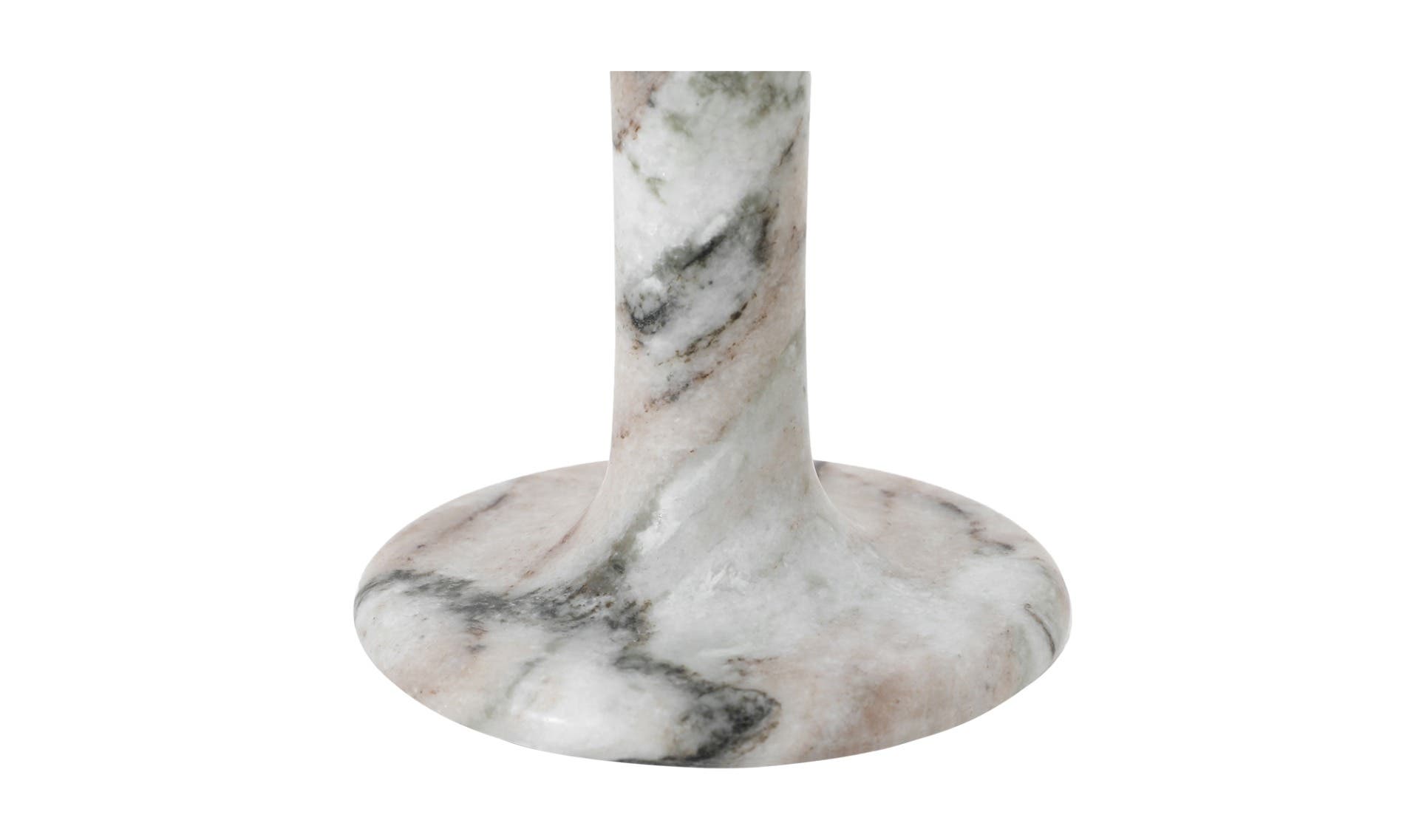 Moe's East Modern Tall Candle Holder - Brown Torrent Marble