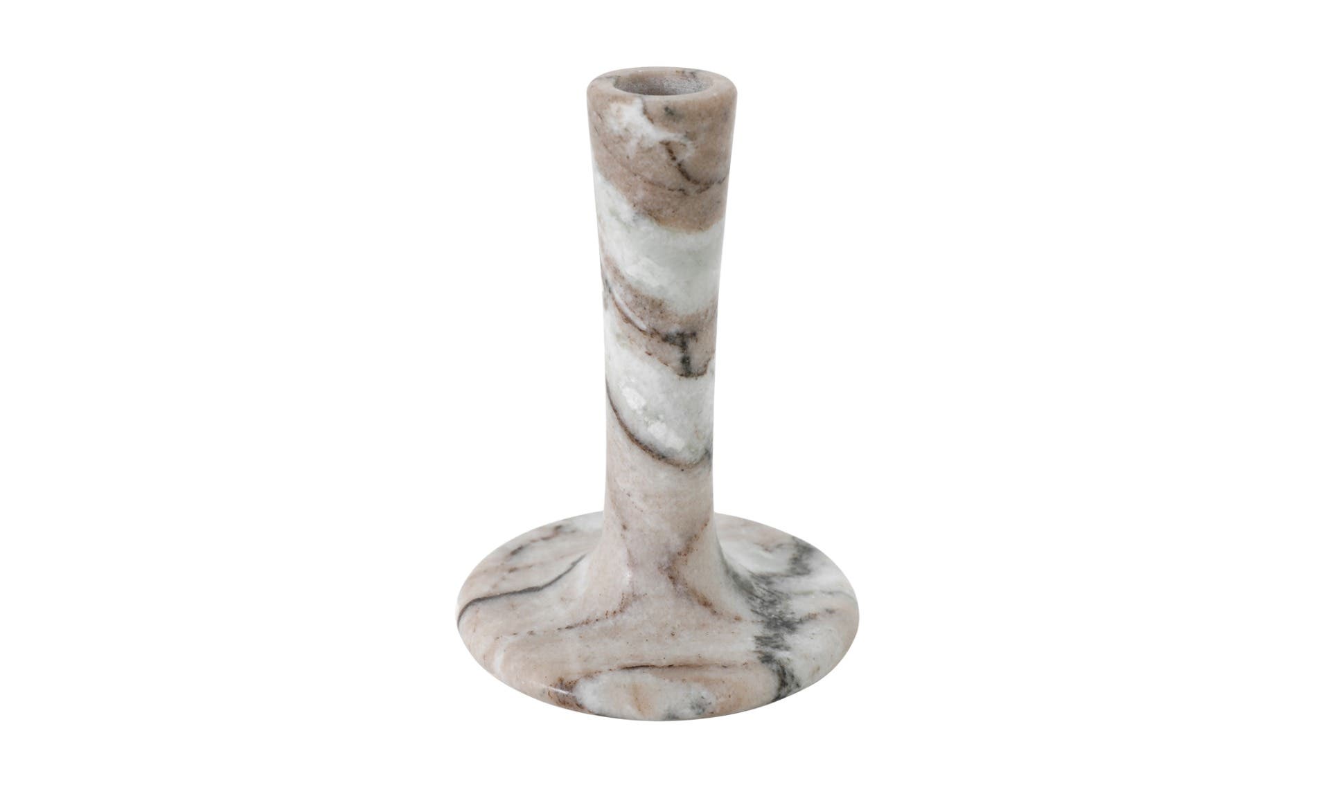 Moe's East Modern Tall Candle Holder - Brown Torrent Marble