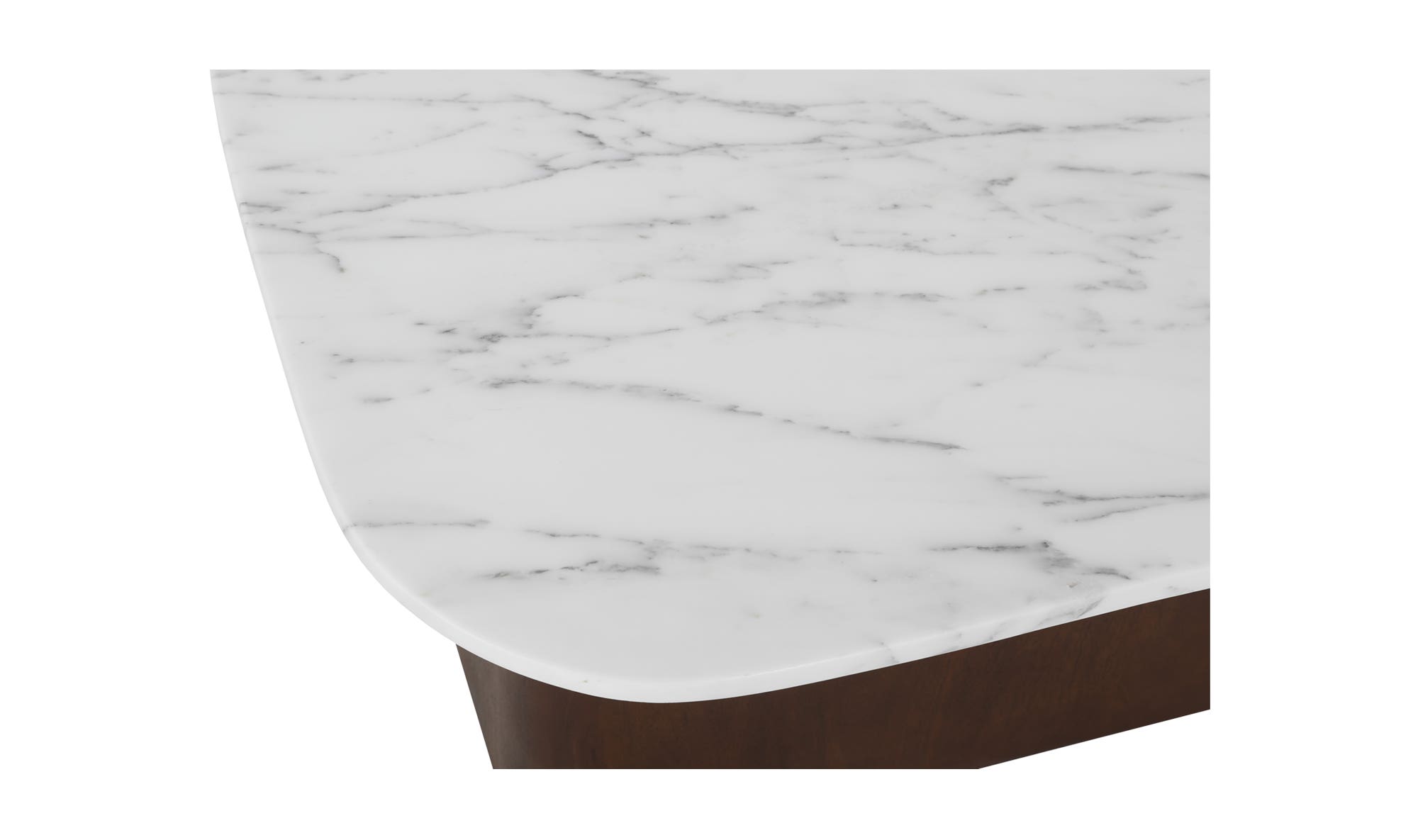 Moe's - Dash Contemporary Accent Table in Calacatta Marble