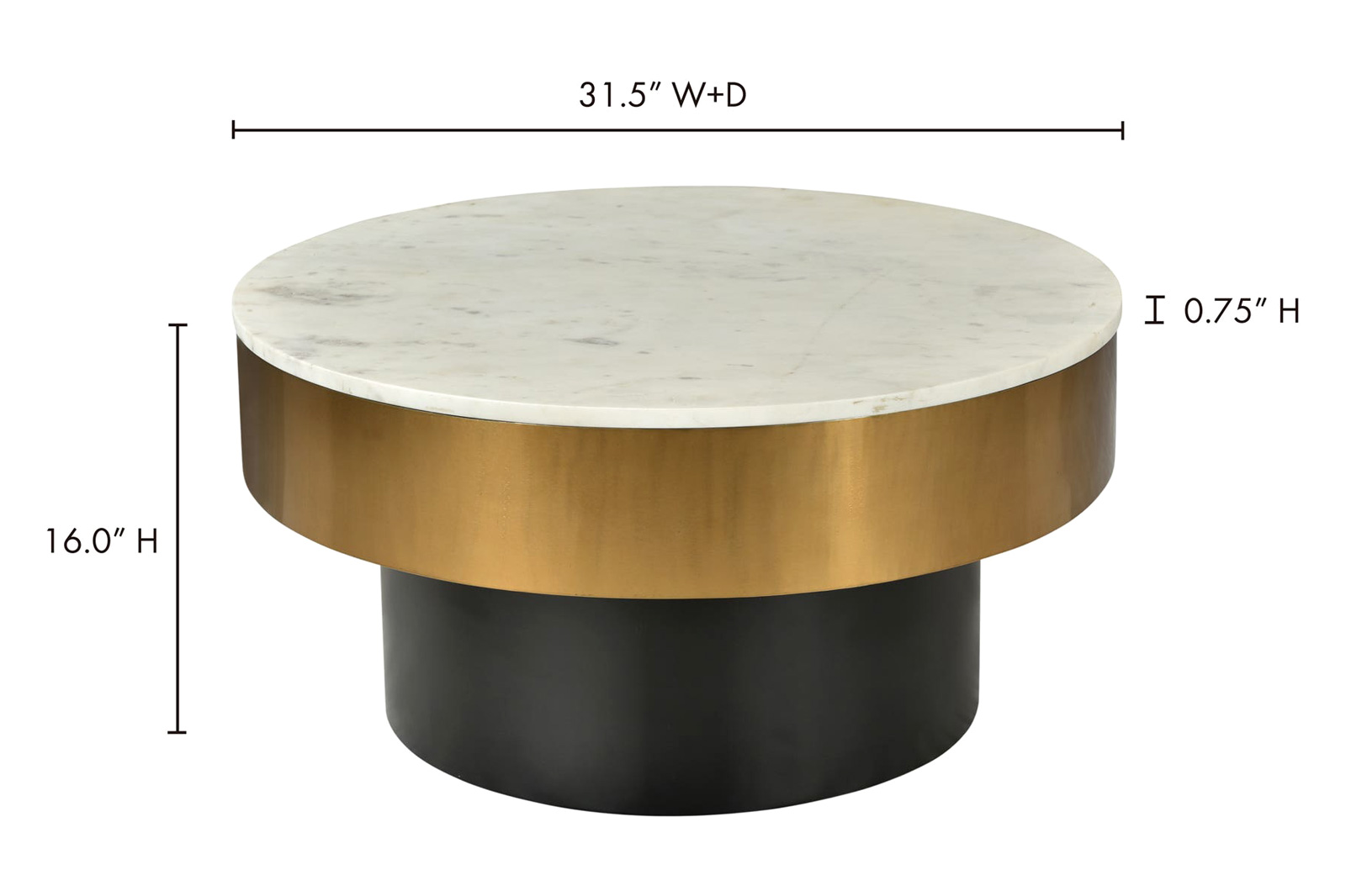 Moe's - Dado Coffee Table in White