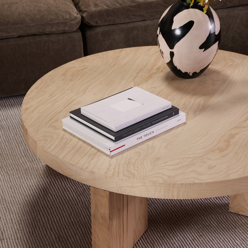 Moe's™ Oregon Round Coffee Table - Beige