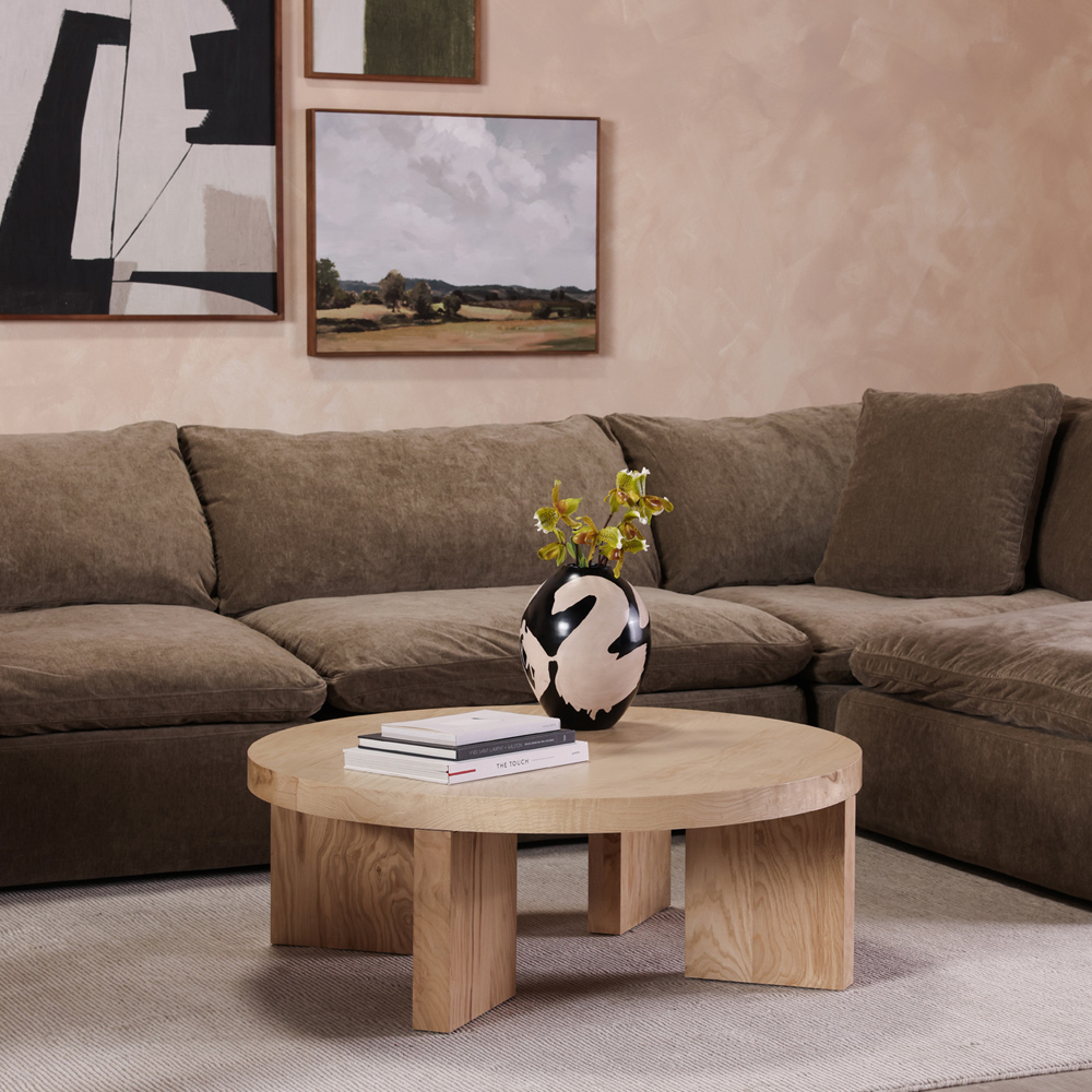 Moe's™ Oregon Round Coffee Table - Beige