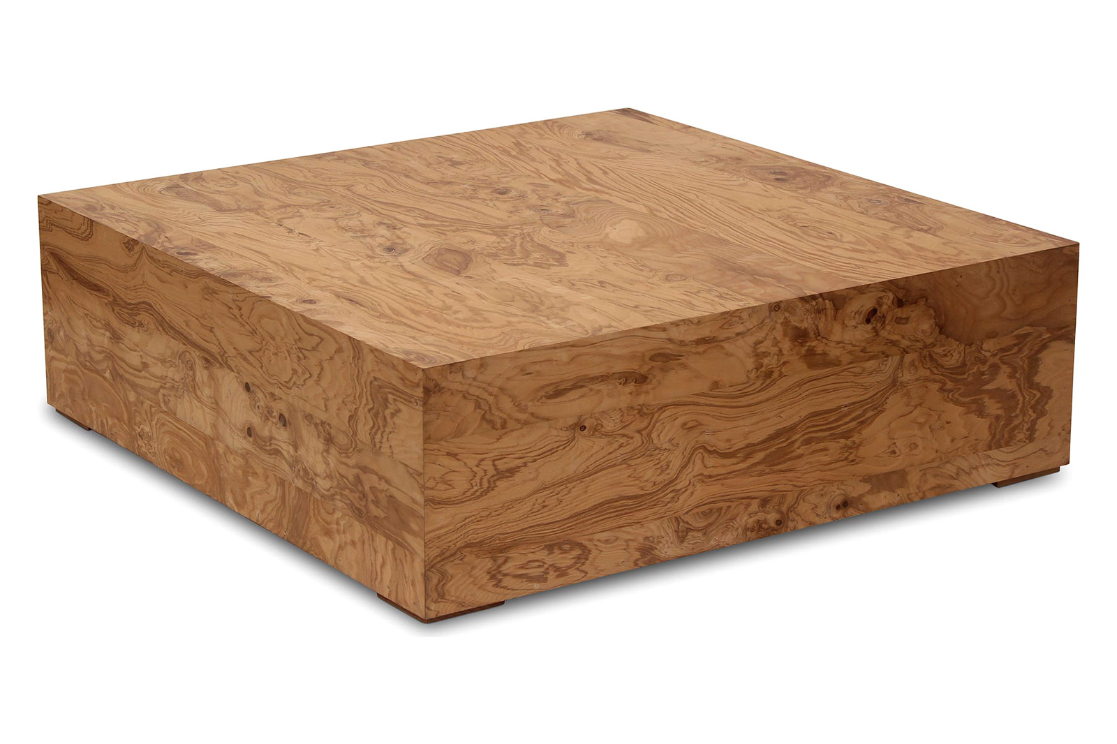 Moe's Nash Coffee Table - Honey Brown Burl