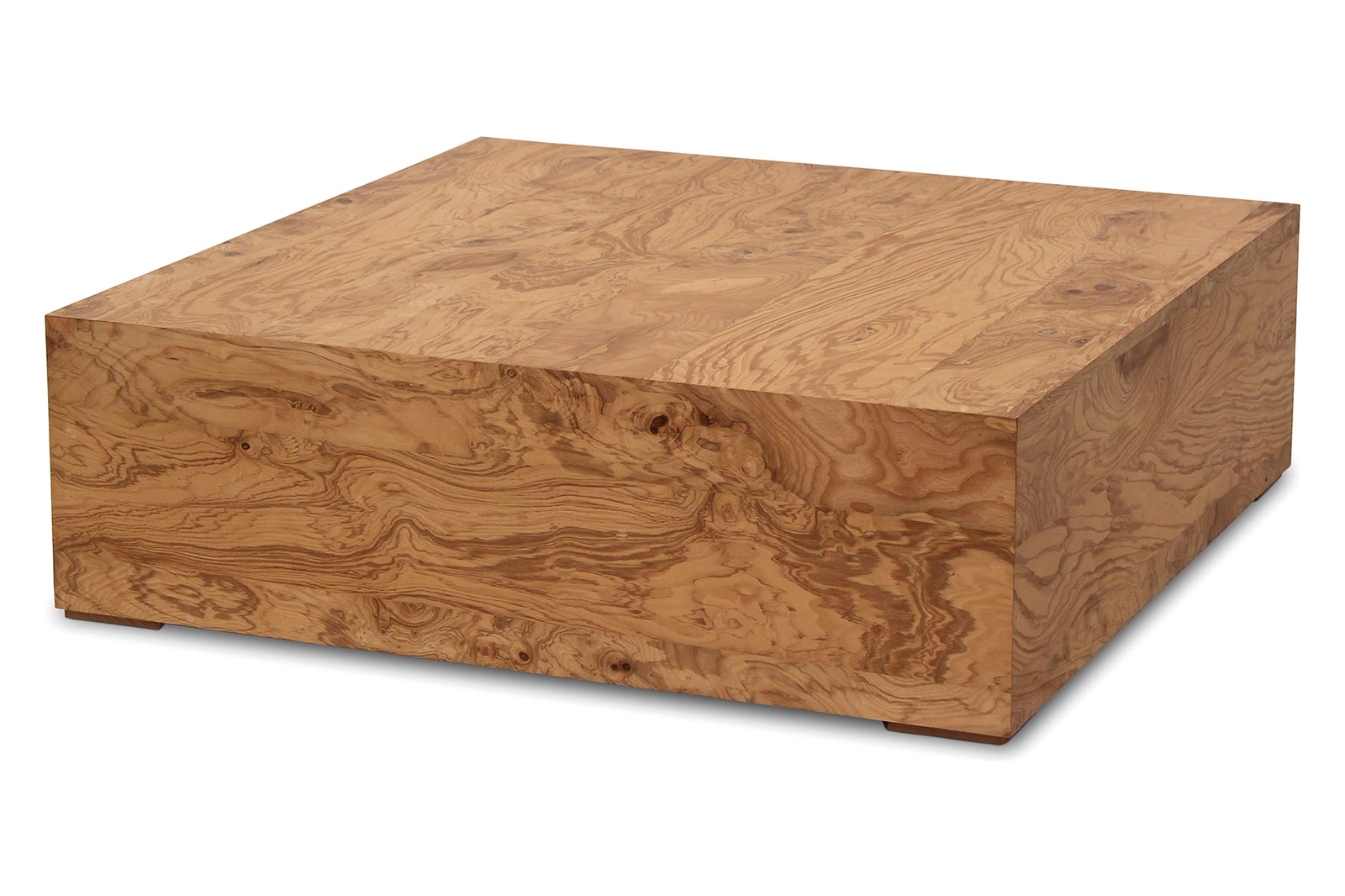 Moe's Nash Coffee Table - Honey Brown Burl