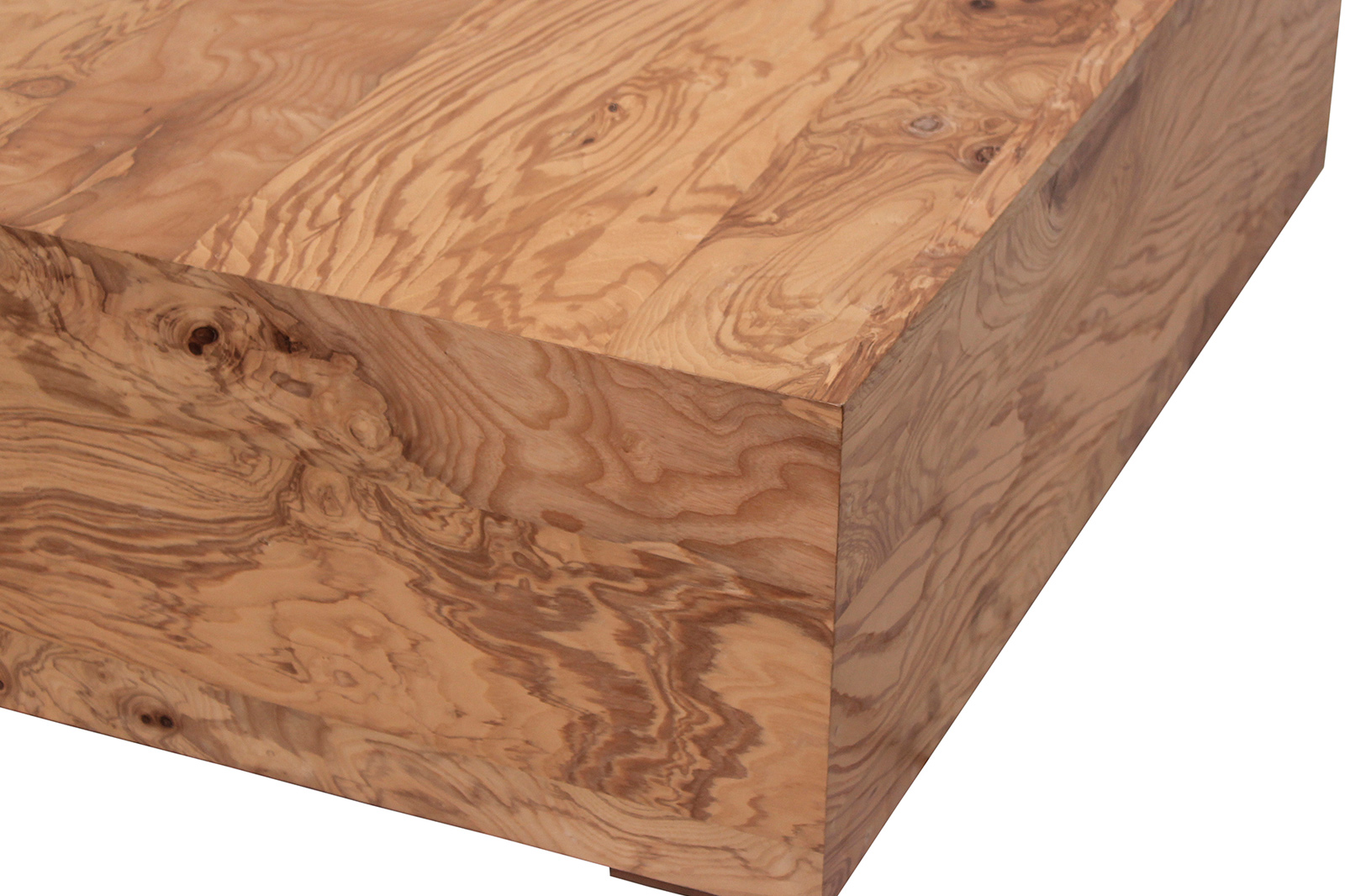 Moe's Nash Coffee Table - Honey Brown Burl