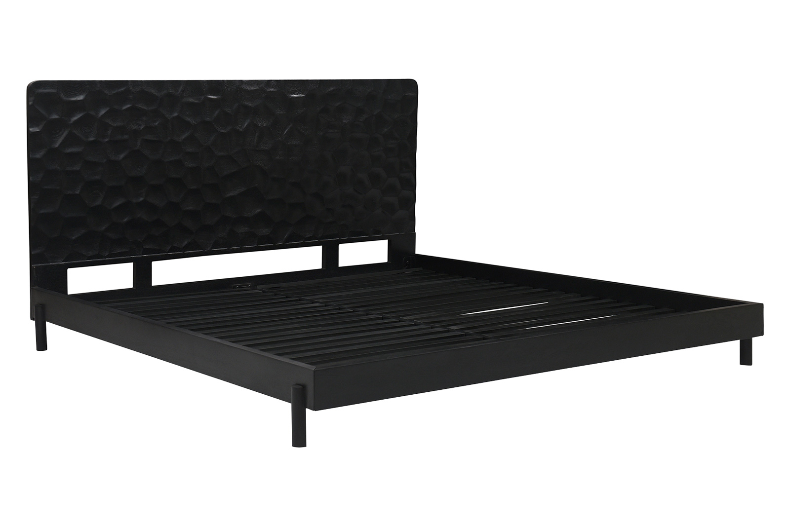 Moe's Misaki Contemporary King Size Bed - Black