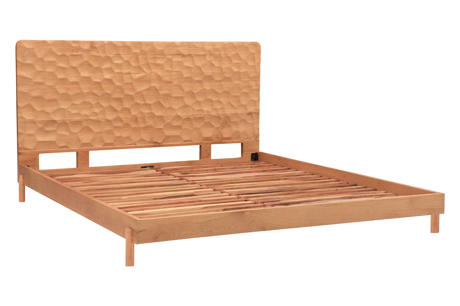 Moe's Misaki Contemporary King Size Bed - Natural