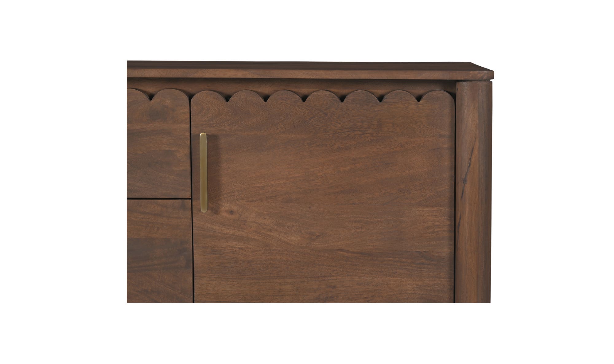 Moe's Wiley Contemporary 3-Drawer Sideboard - Vintage Brown