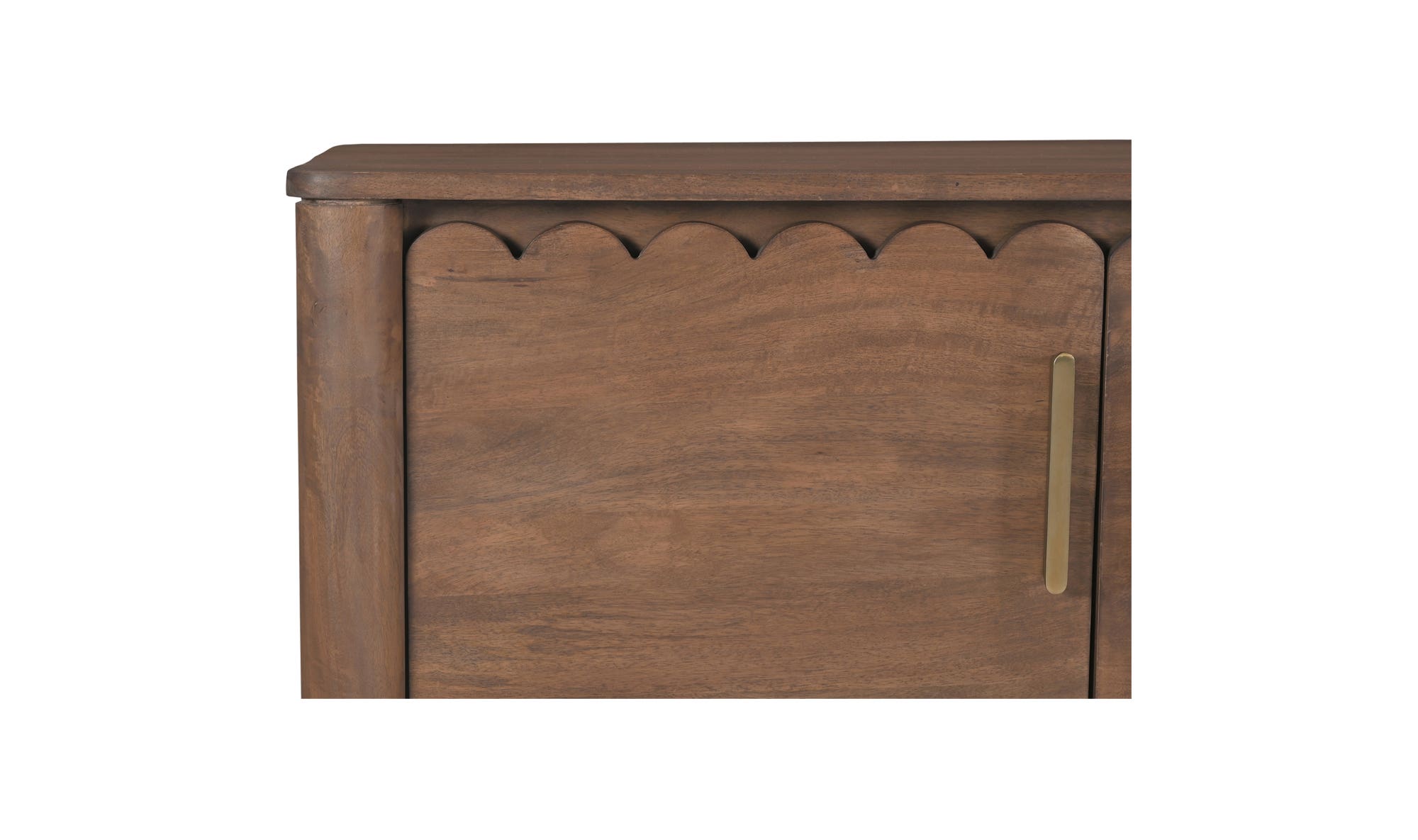 Moe's Wiley Contemporary 4-Door Sideboard - Vintage Brown