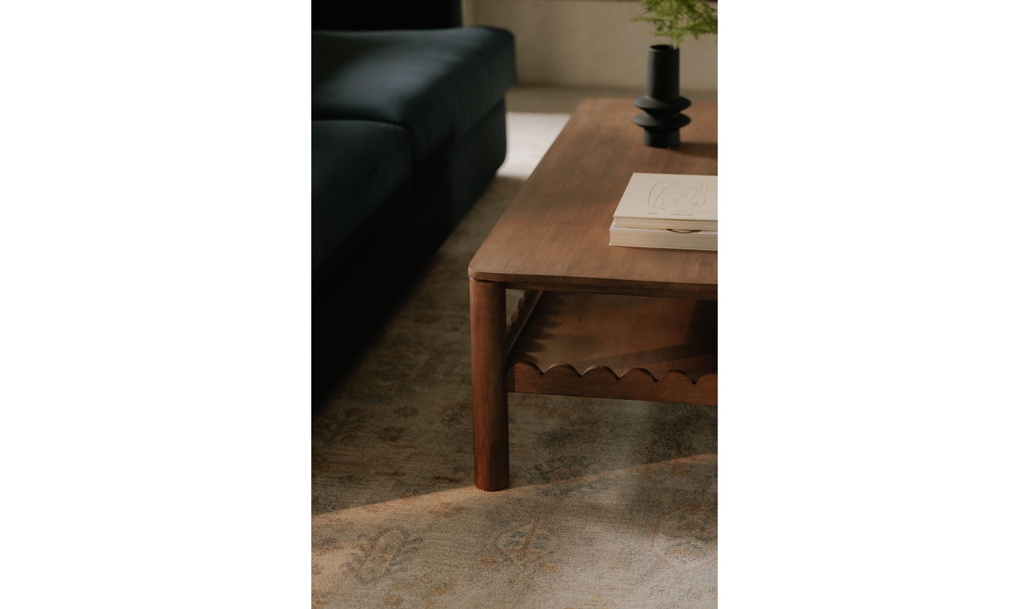 Moe's - Wiley Contemporary Coffee Table in Vintage Brown