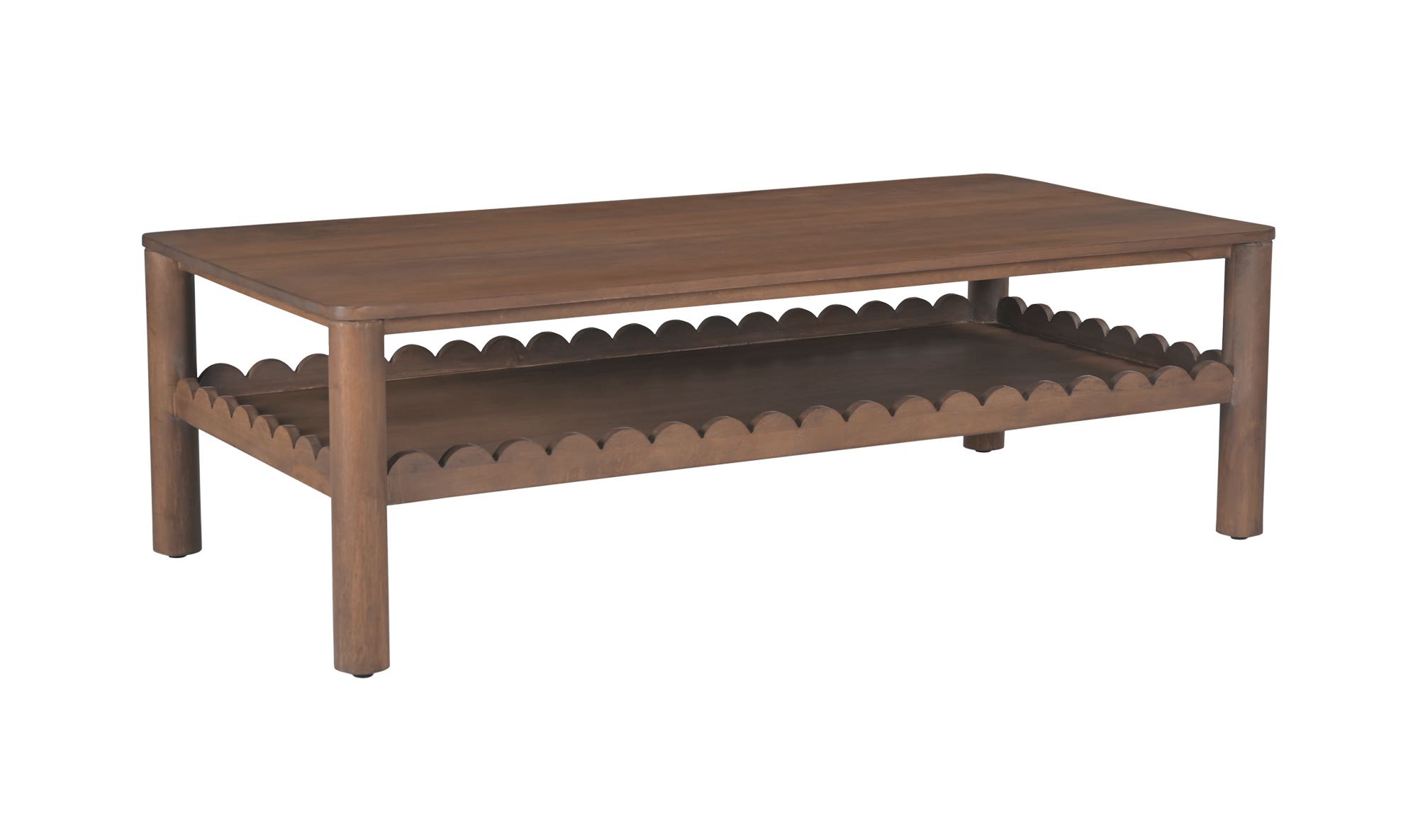 Moe's - Wiley Contemporary Coffee Table in Vintage Brown