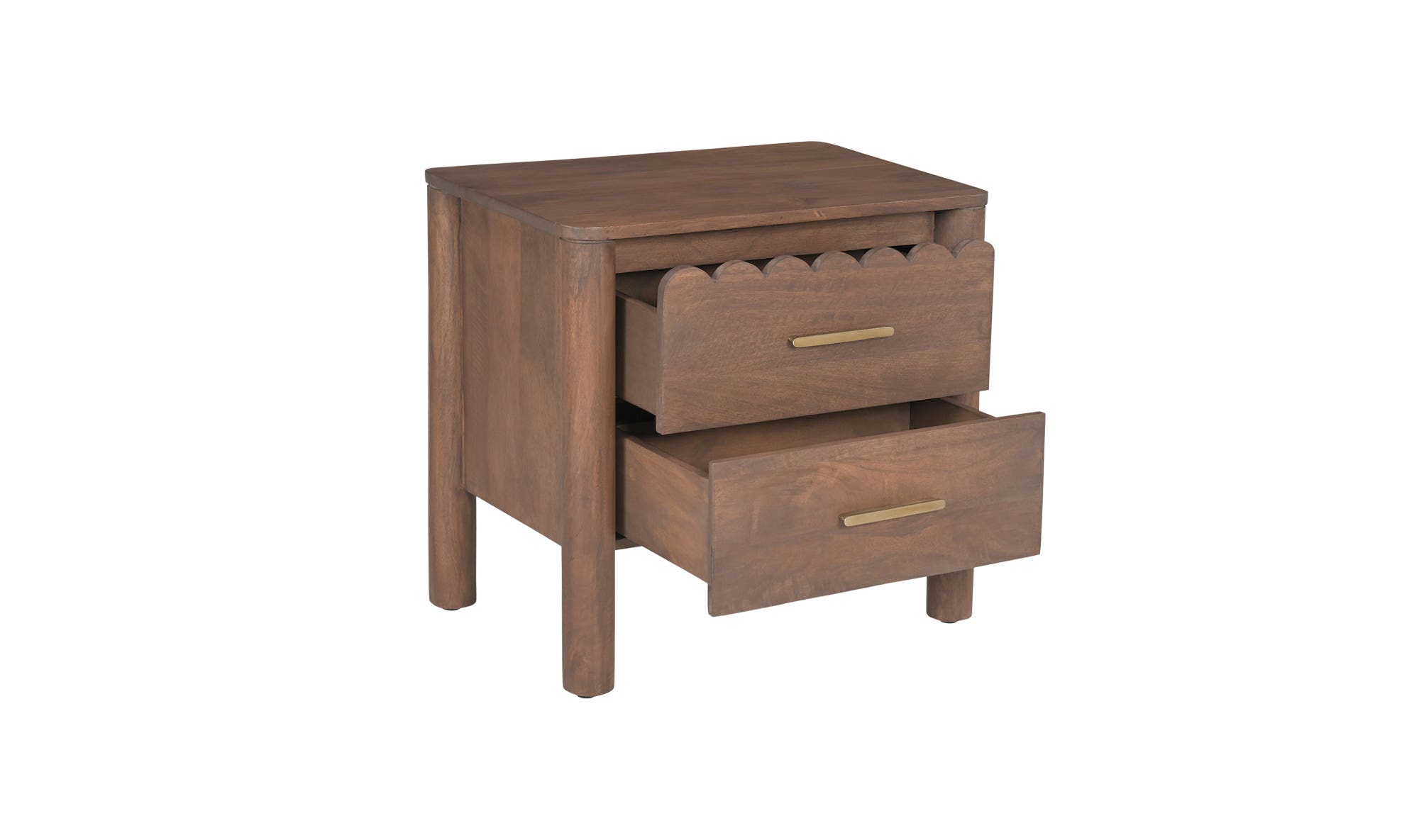 Moe's - Wiley Contemporary Nightstand in Vintage Brown