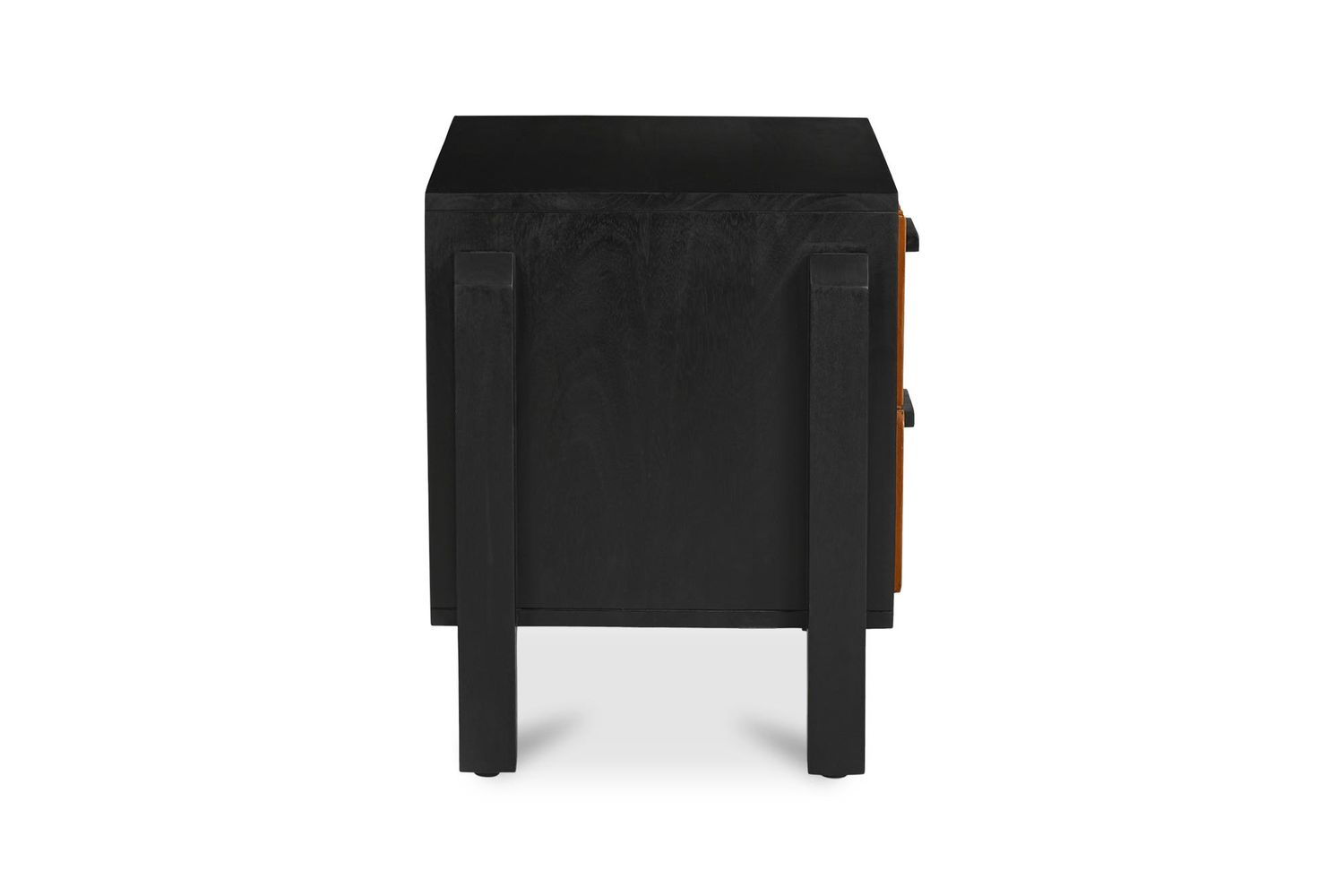 Moe's - Hayden Mid-Century Modern Nightstand in Deep Brown