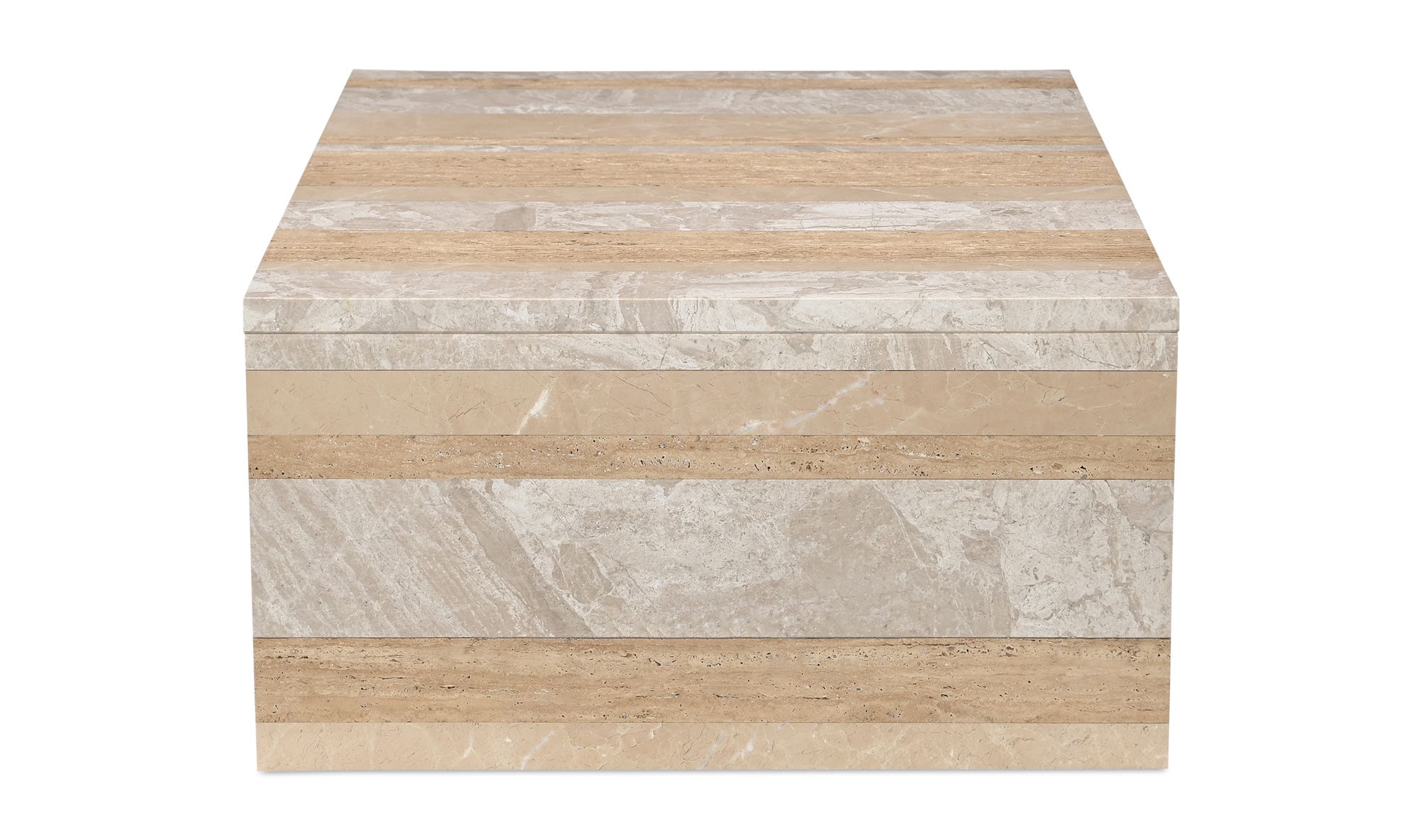 Moe's Rosa Modern Coffee Table - Mixed Marble